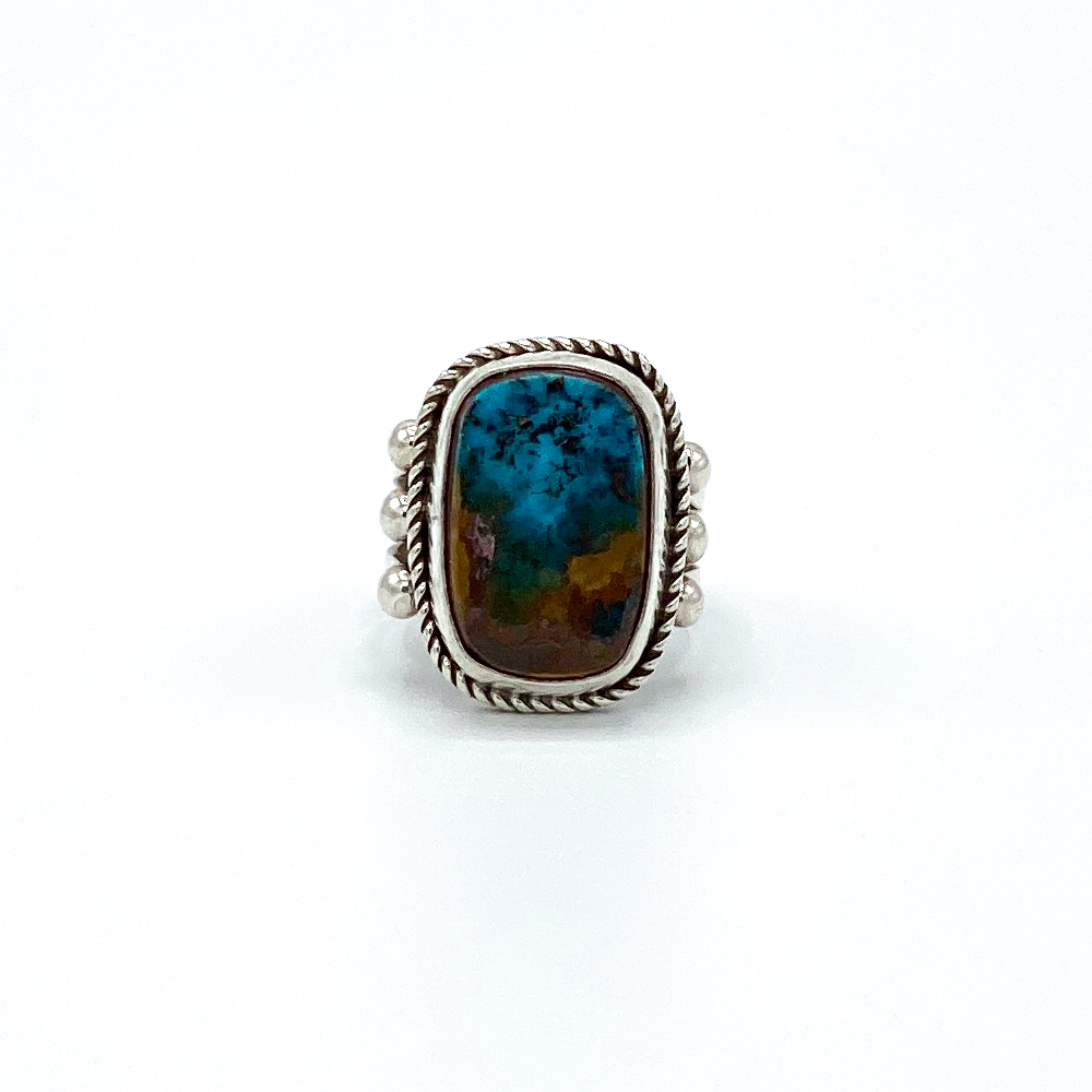 Natural Pilot Mountain Turquoise Ring