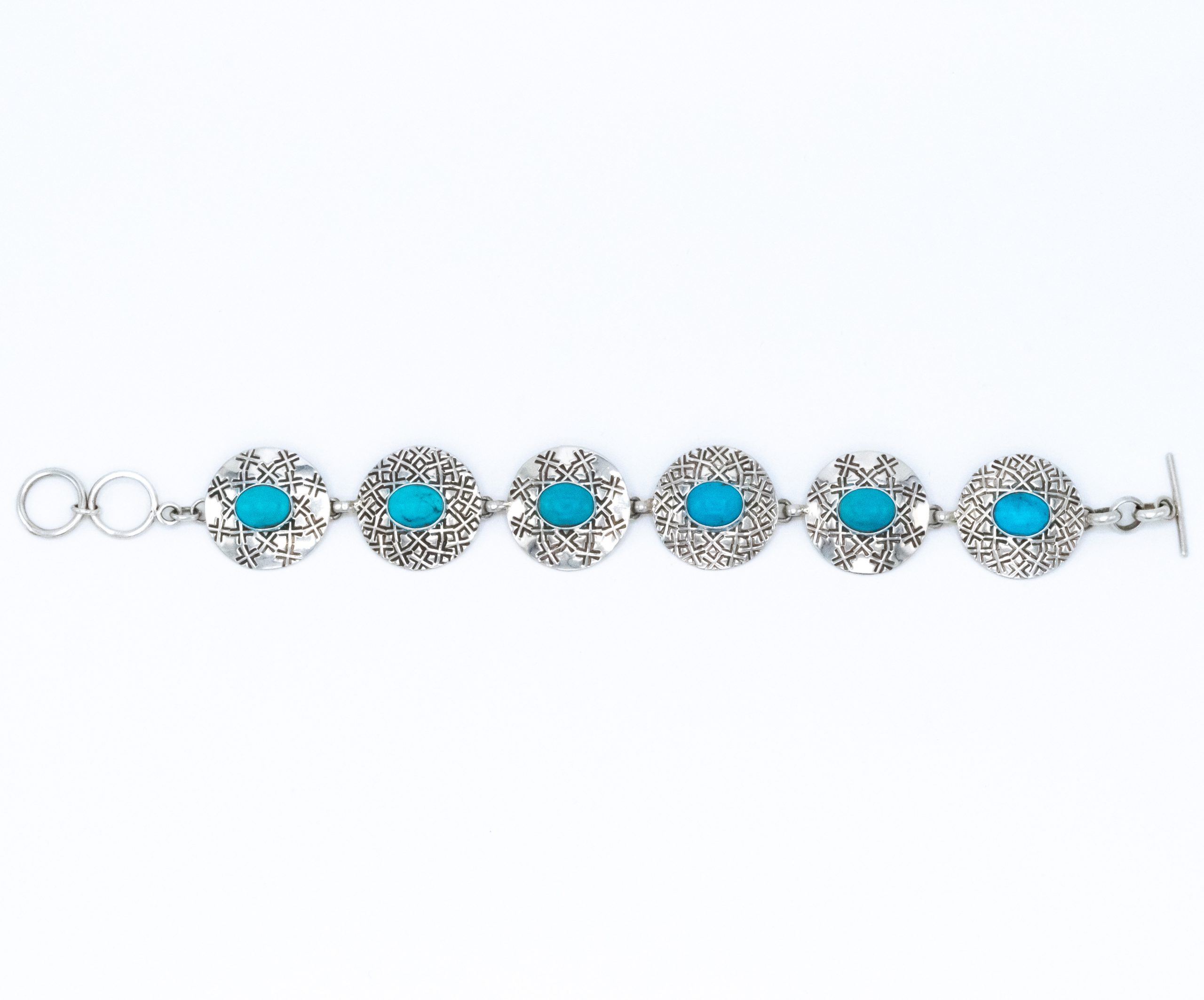 Kingman Concho Link Bracelet