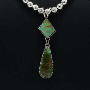 Royston & King's Manassa Turquoise Drop Pendant