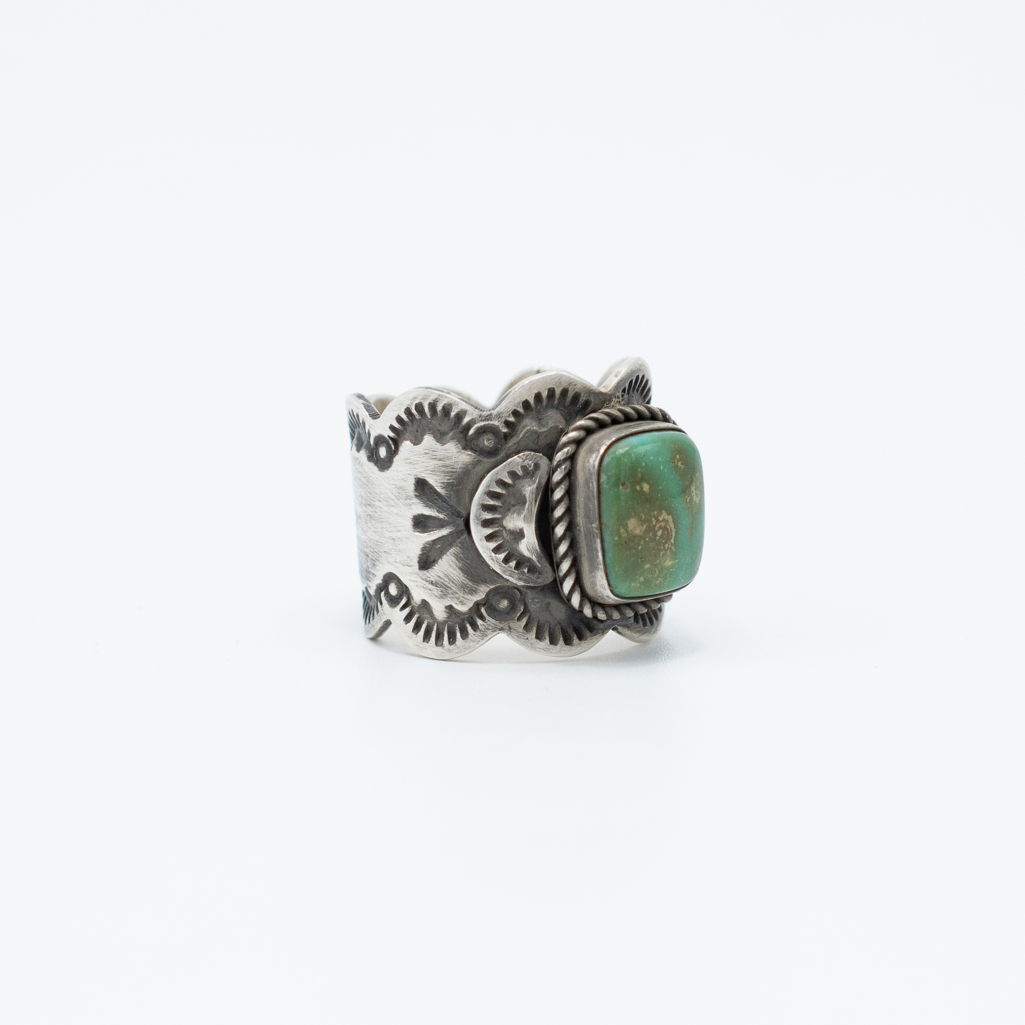 Natural Fox Turquoise Ring - Image 2