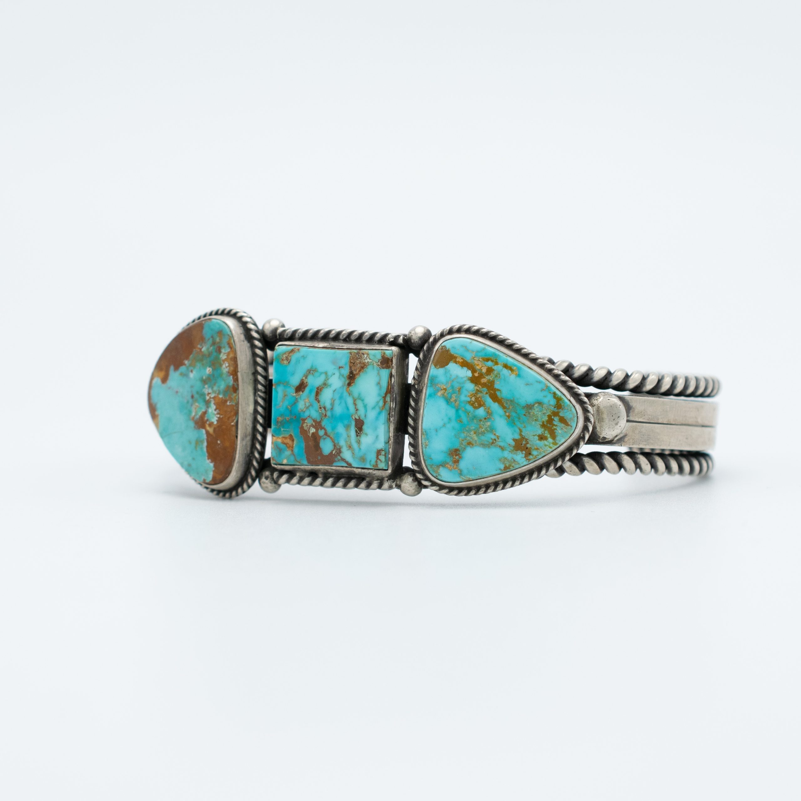 Royston Turquoise & Turquoise Mountain Turquoise Bracelet - Image 3