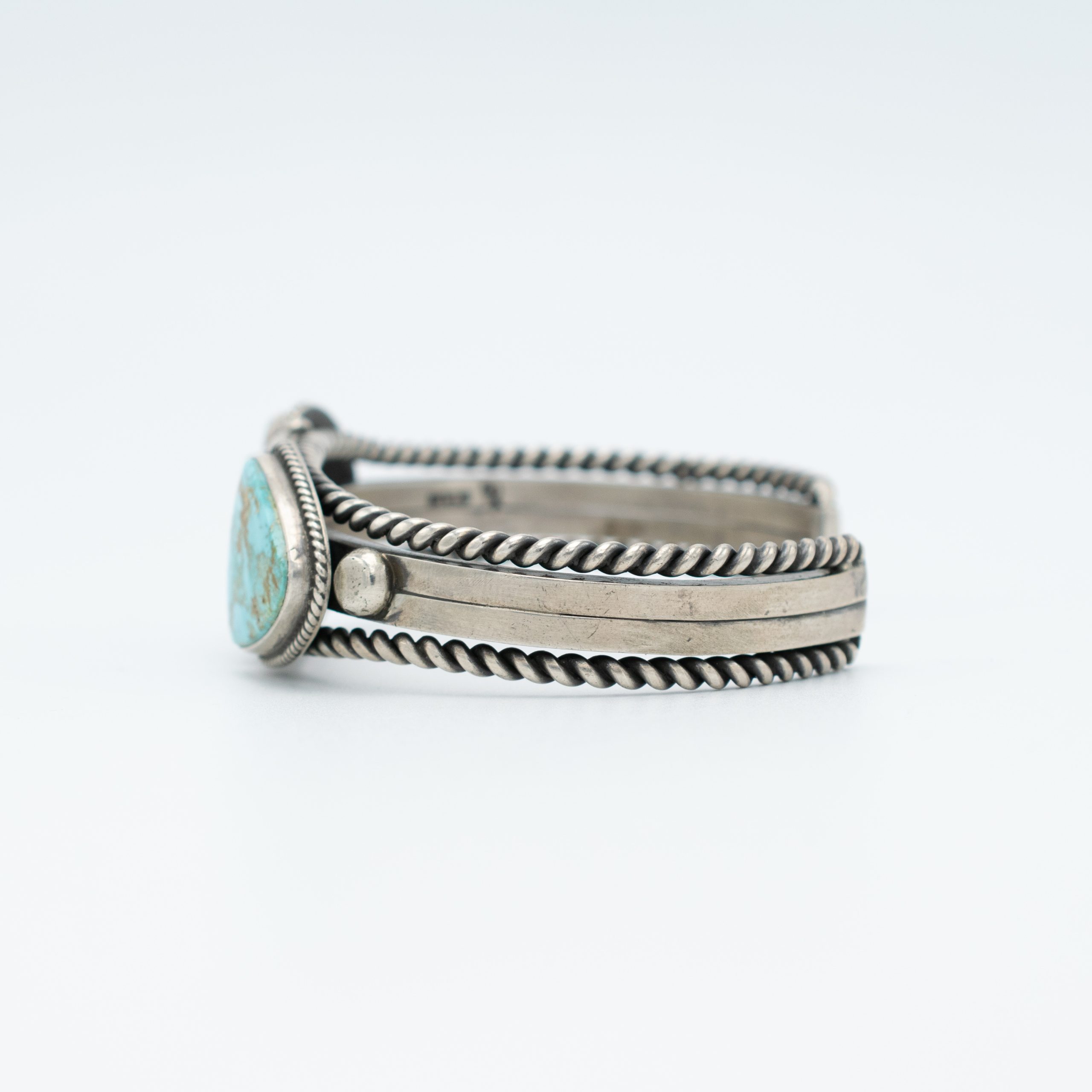 Royston Turquoise & Turquoise Mountain Turquoise Bracelet - Image 4