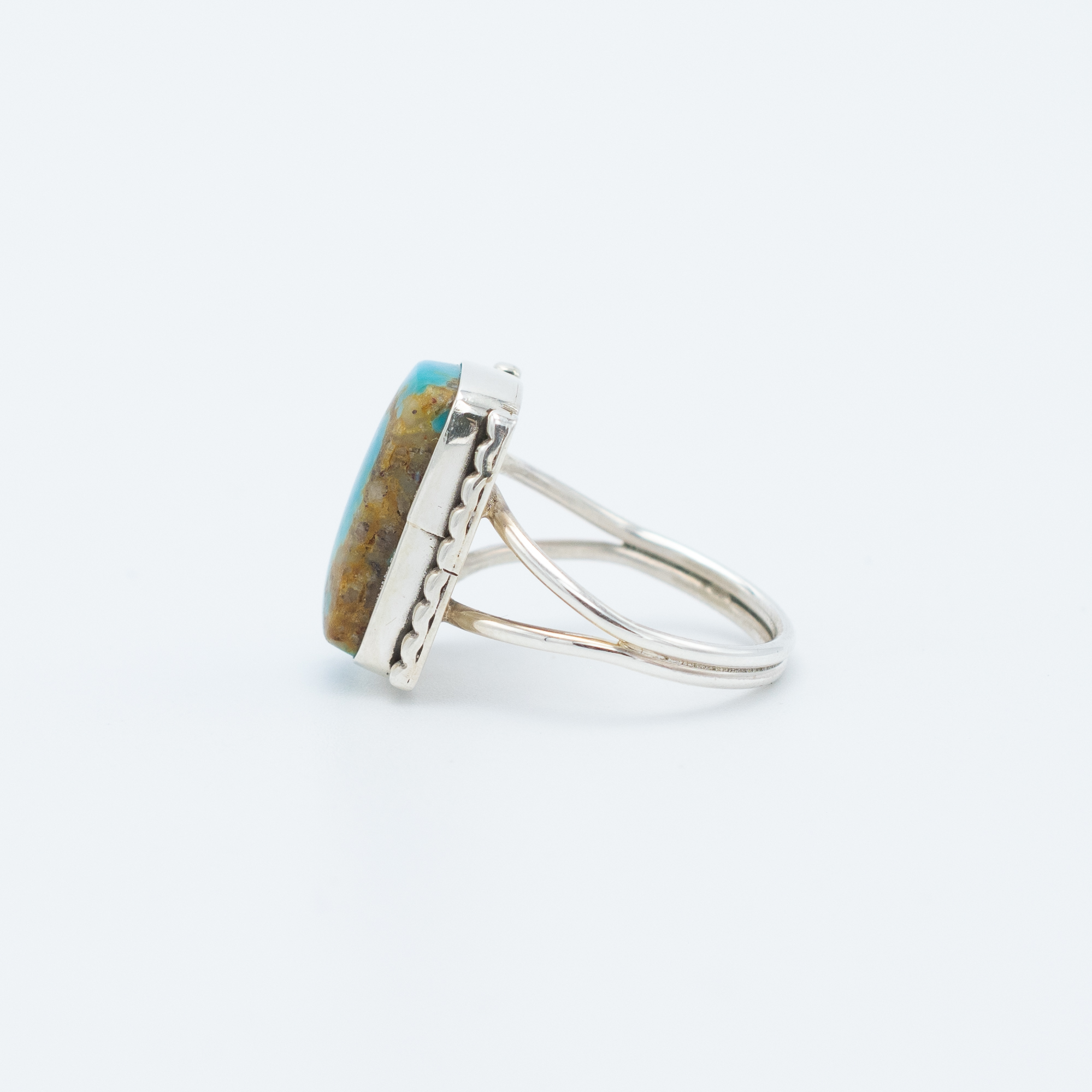 Kingman Turquoise Ring - Image 3