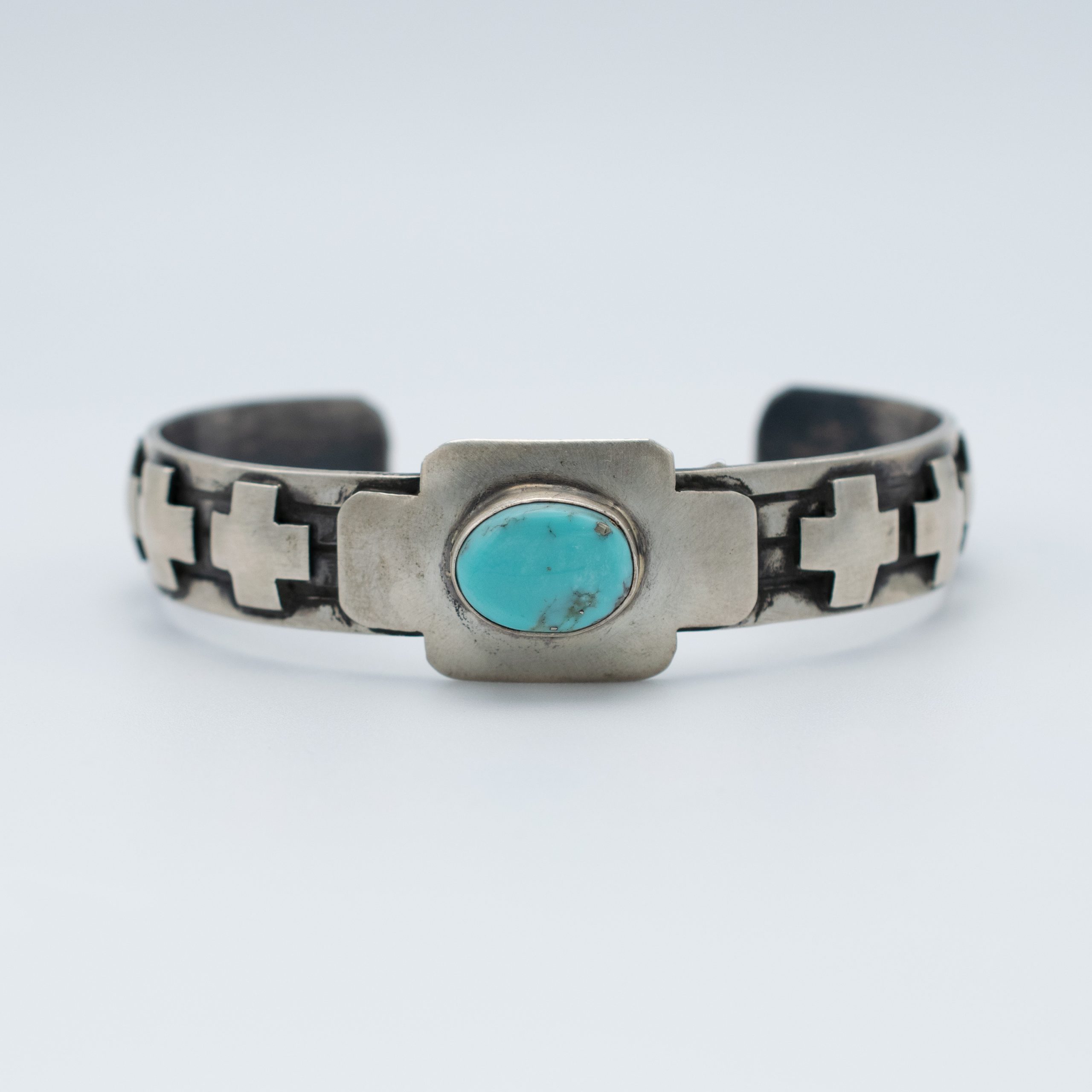 Dry Creek Turquoise Spider Woman Cross Bracelet
