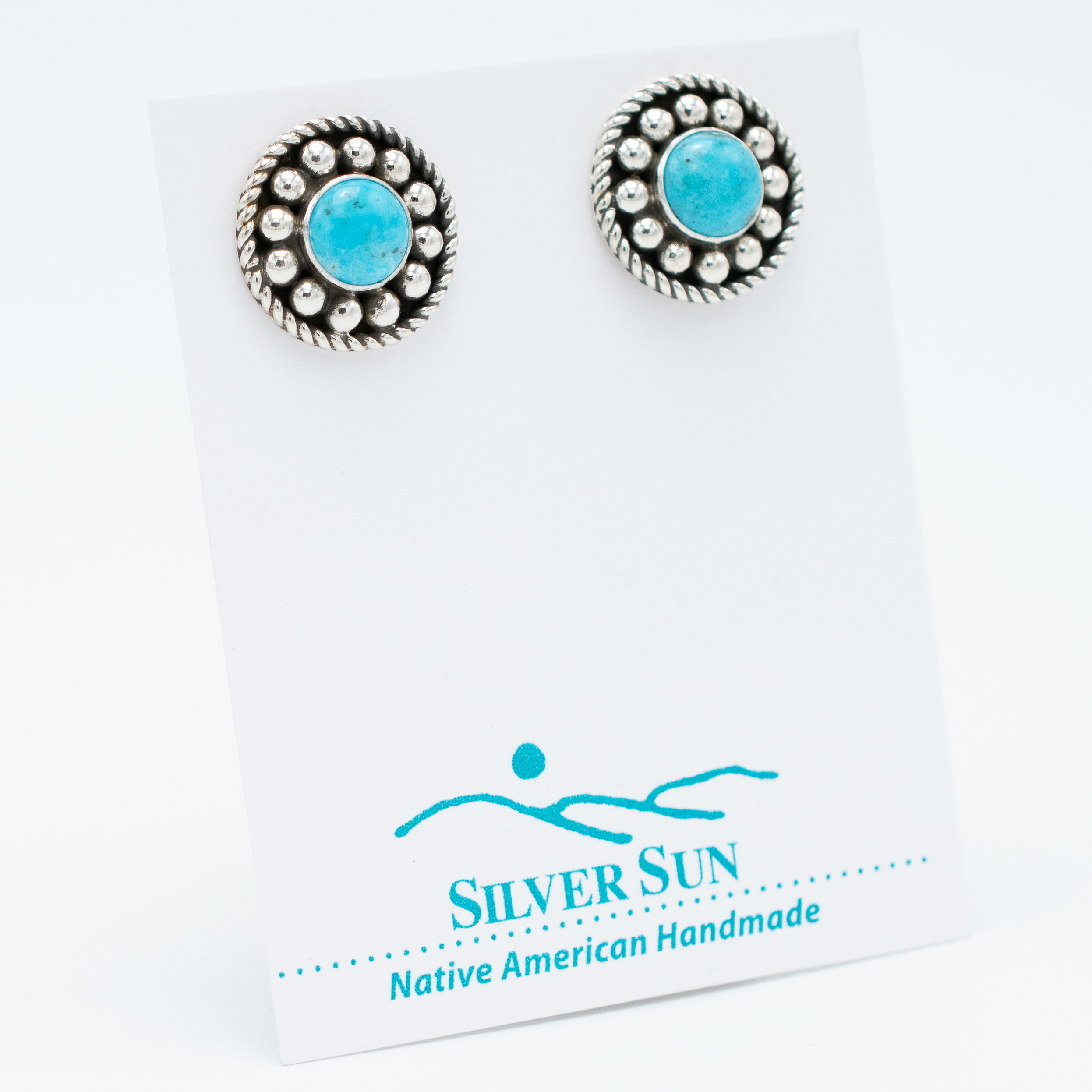 Kingman Turquoise Earrings - Image 2