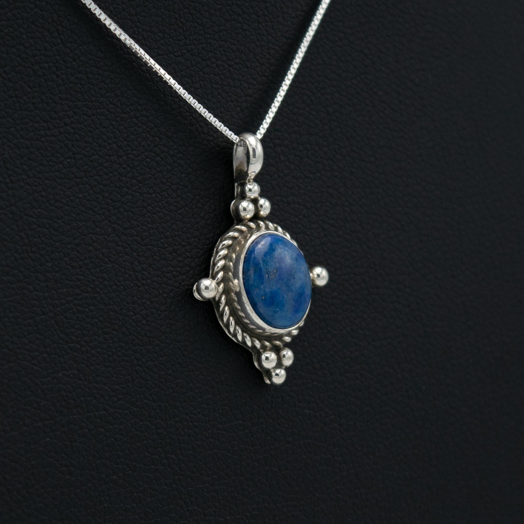 Denim Lapis Pendant - Image 2