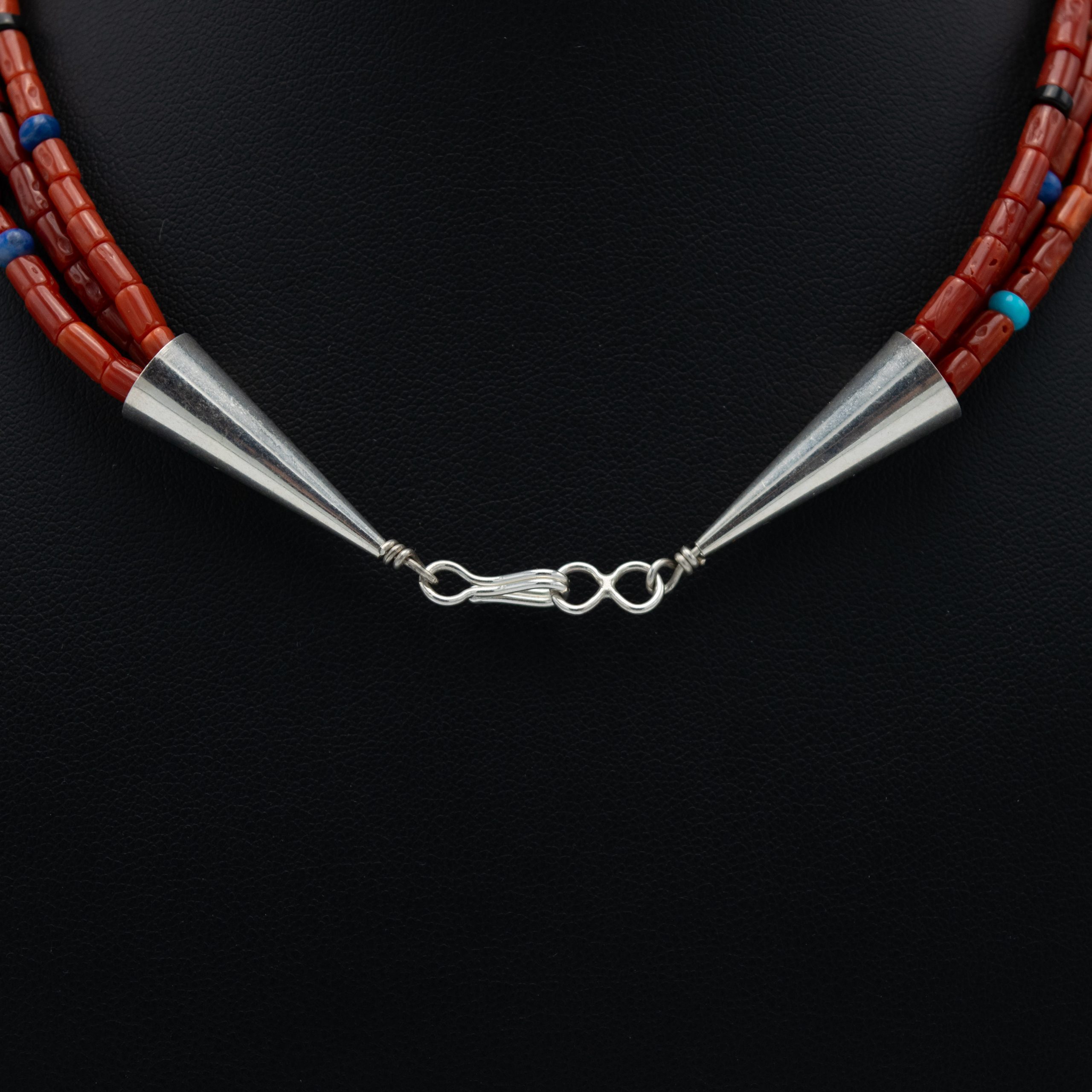 Red Coral Bead Necklace - Image 5