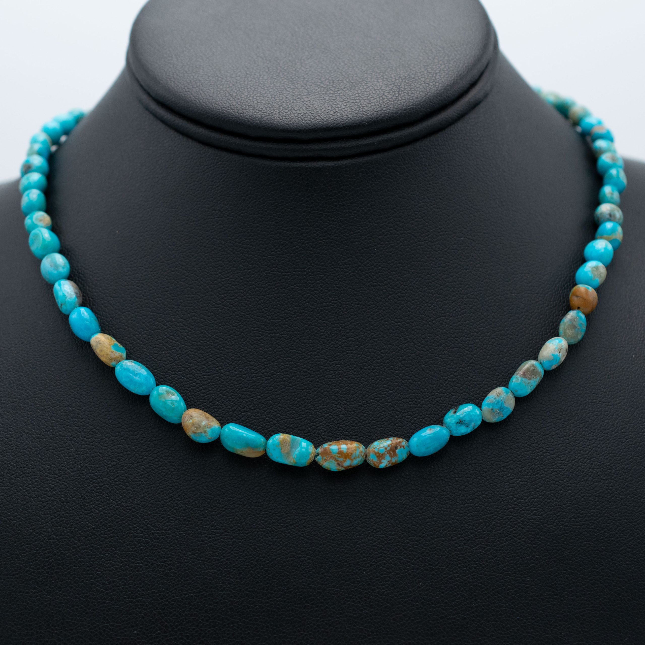 Kingman Turquoise Bead Necklace - Image 4