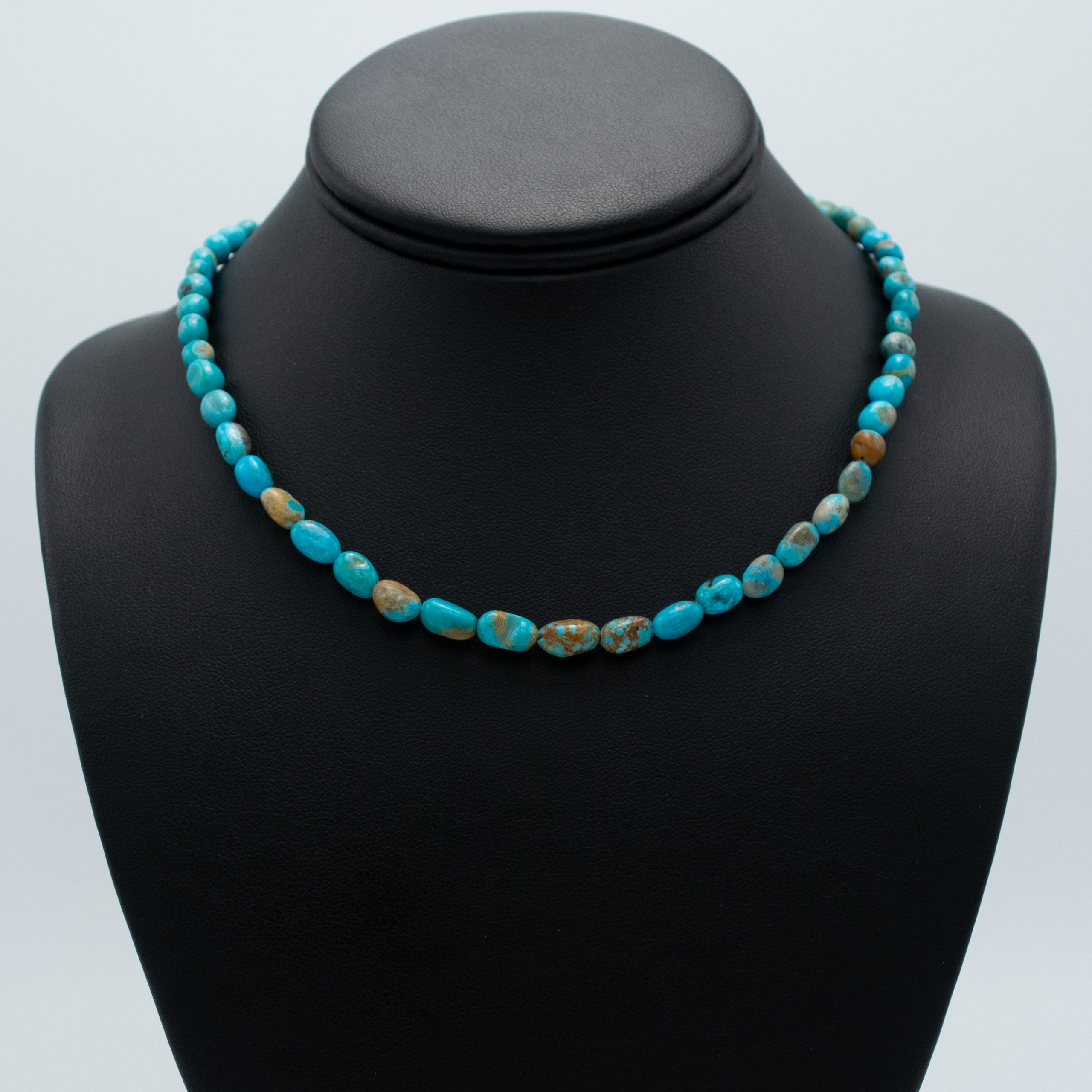 Kingman Turquoise Bead Necklace