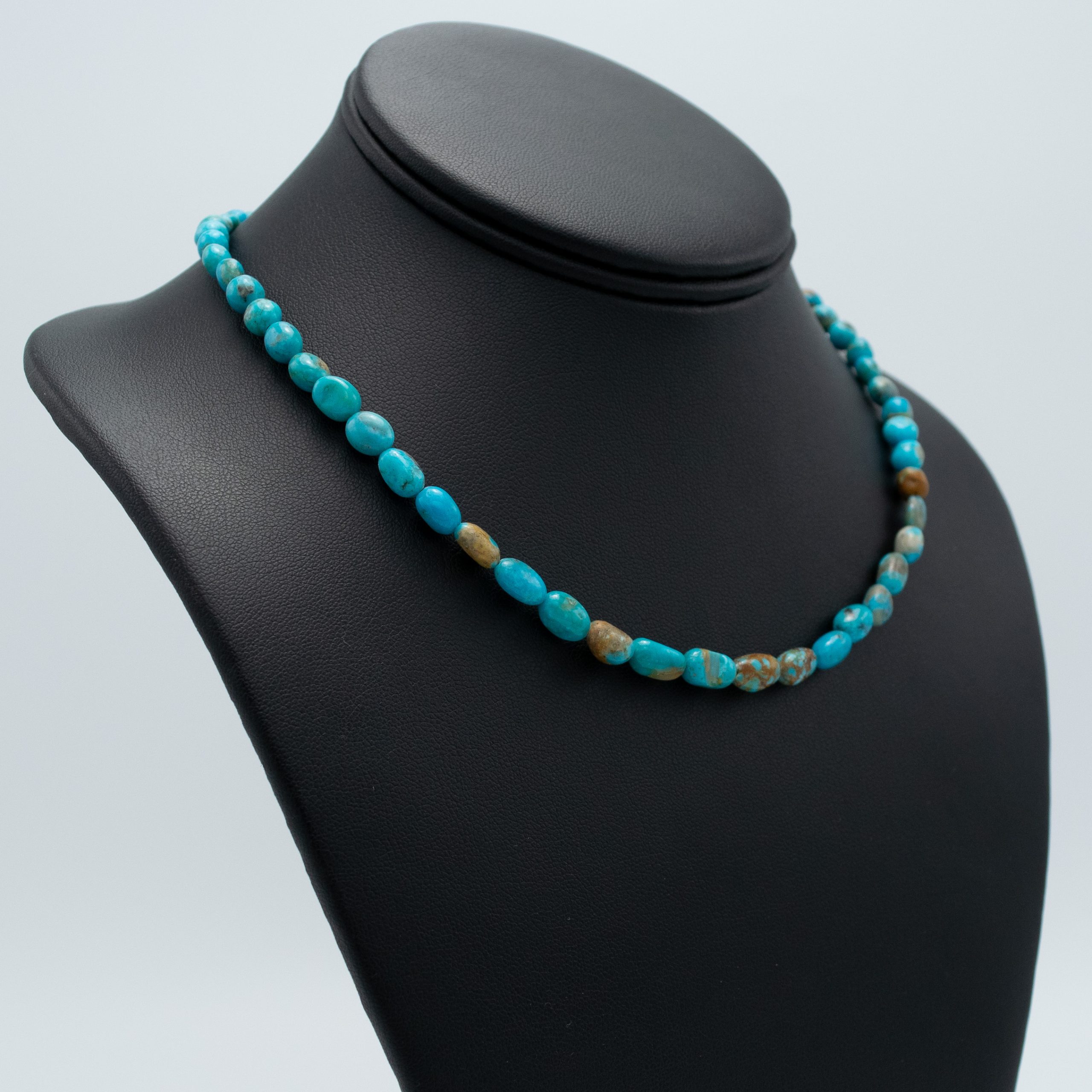 Kingman Turquoise Bead Necklace - Image 2