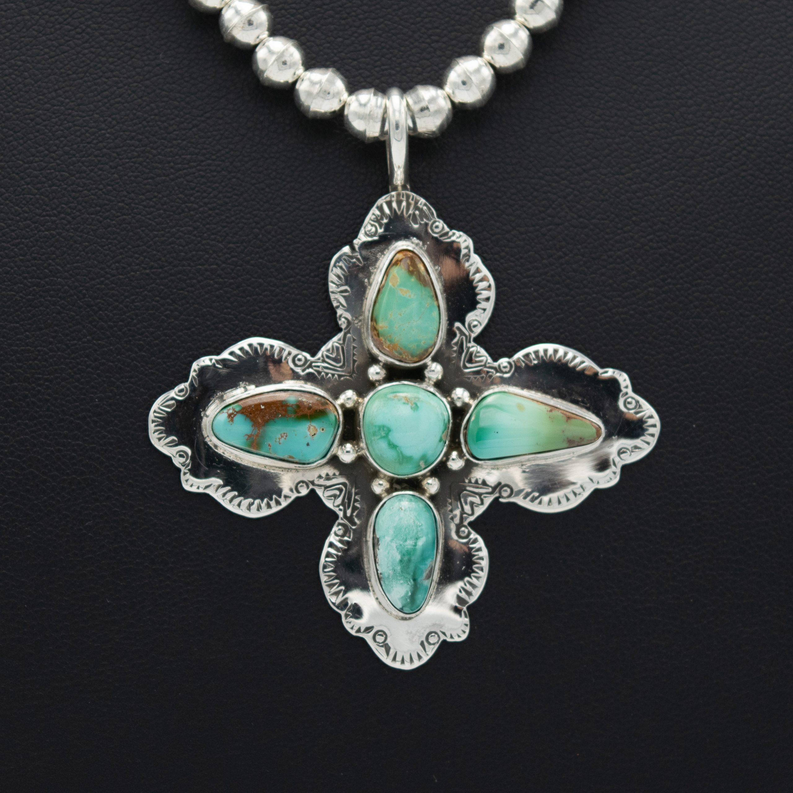 Royston Turquoise Cross Pendant