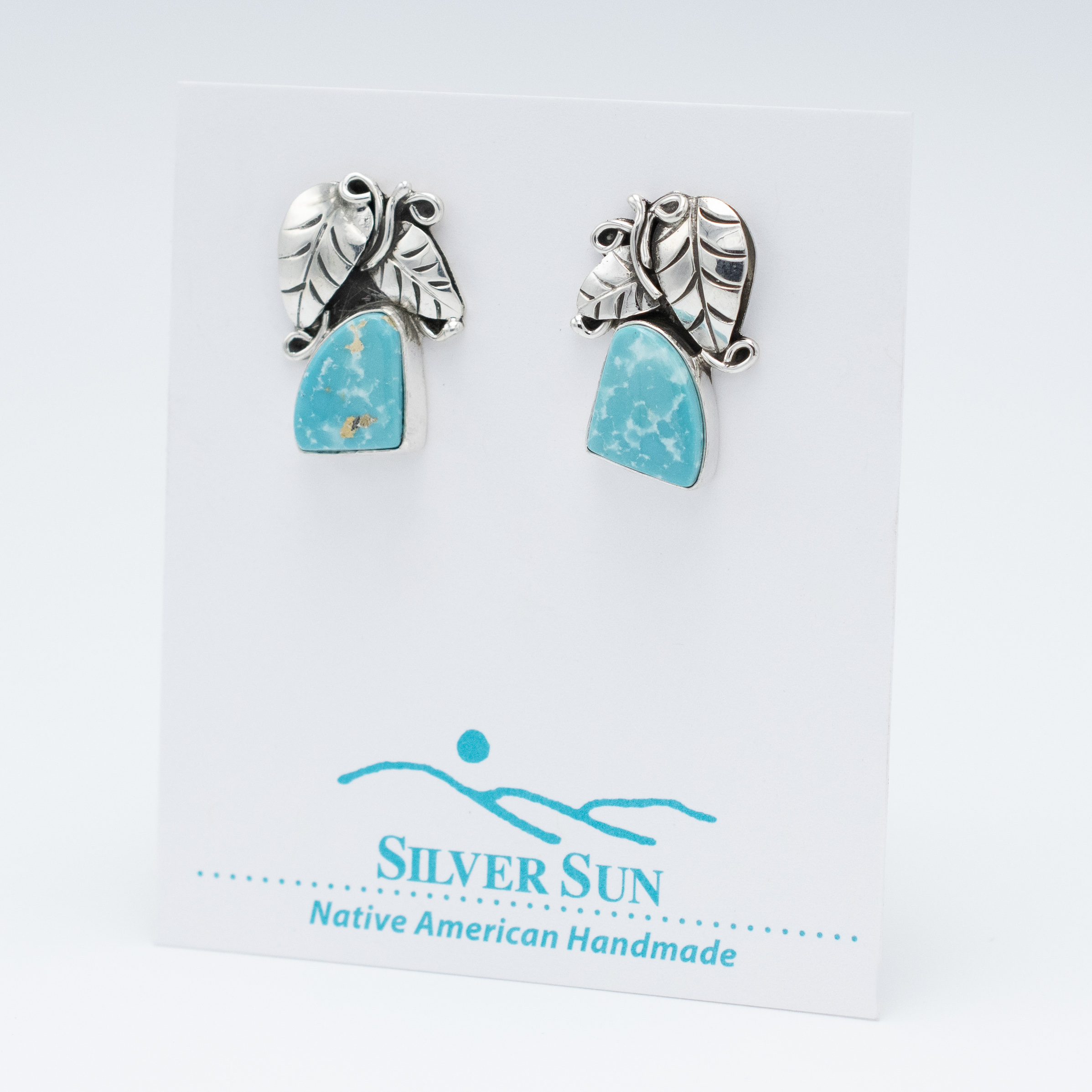 Kingman Turquoise Earrings - Image 3