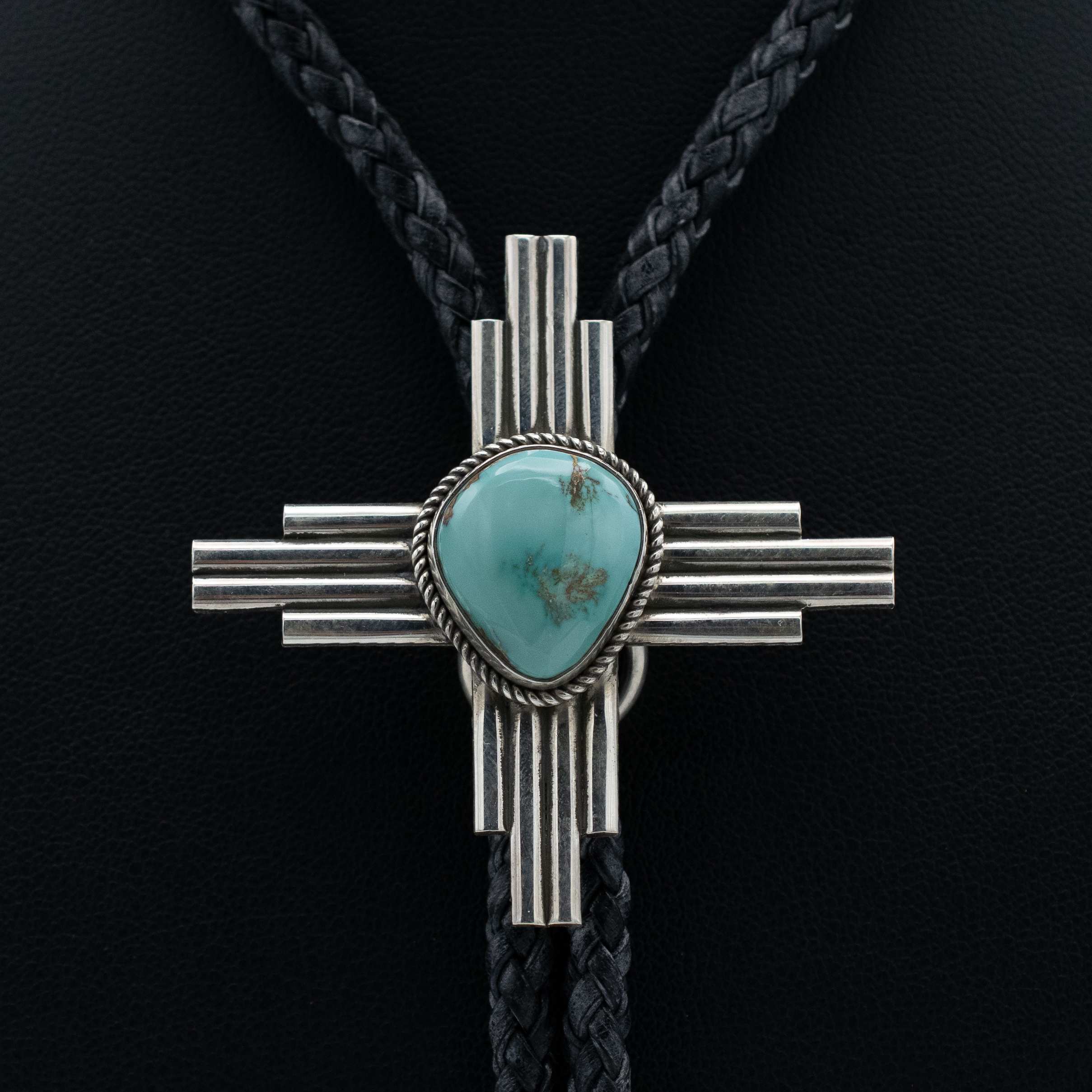 Royston Turquoise Zia Bolo Tie - Image 4