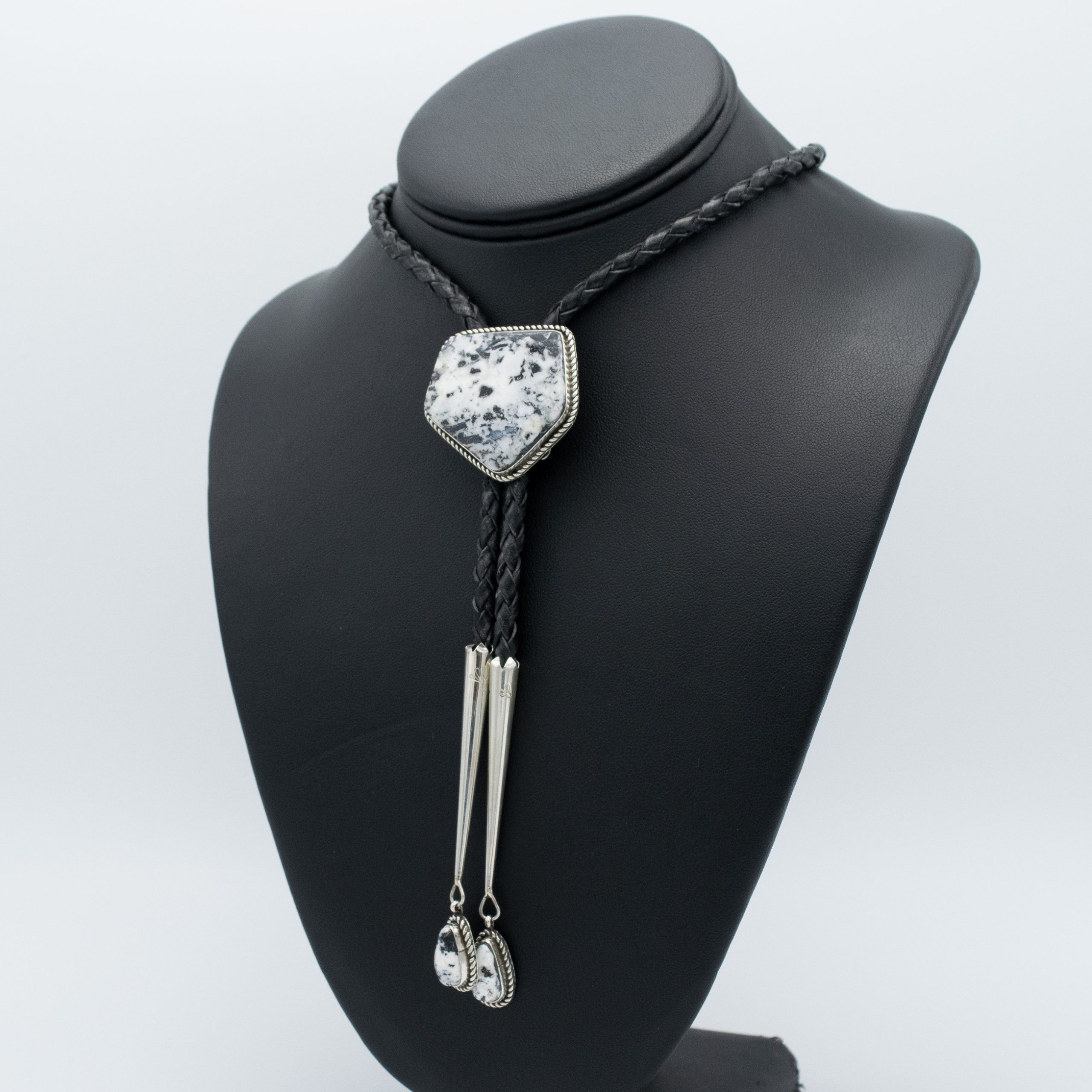 White Buffalo Bolo Tie - Image 3
