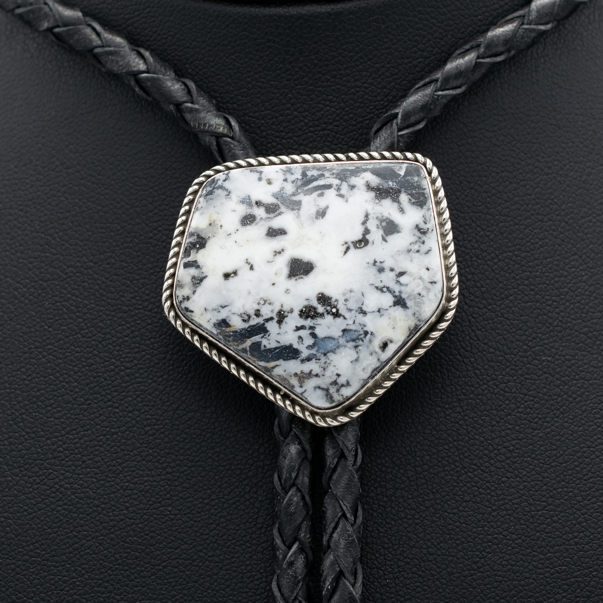 White Buffalo Bolo Tie - Image 4