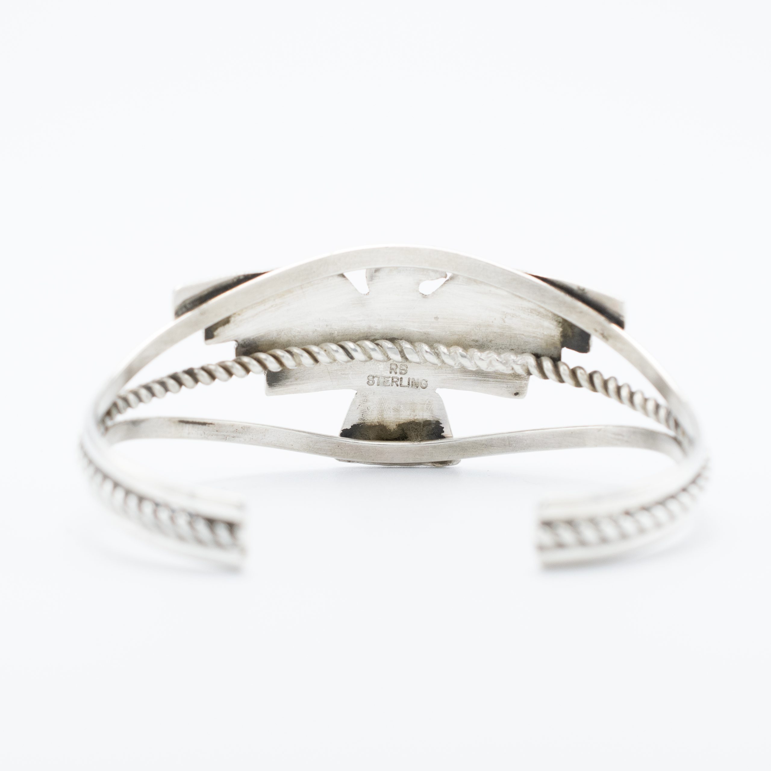 Blue Gem Turquoise Thunderbird Bracelet - Image 5