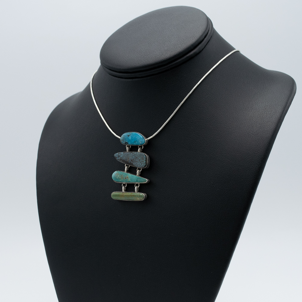 Mixed Natural Turquoise Necklace - Image 4