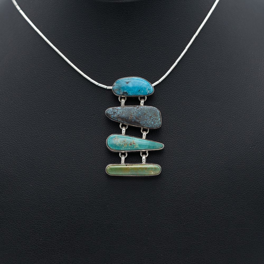 Mixed Natural Turquoise Necklace - Image 2