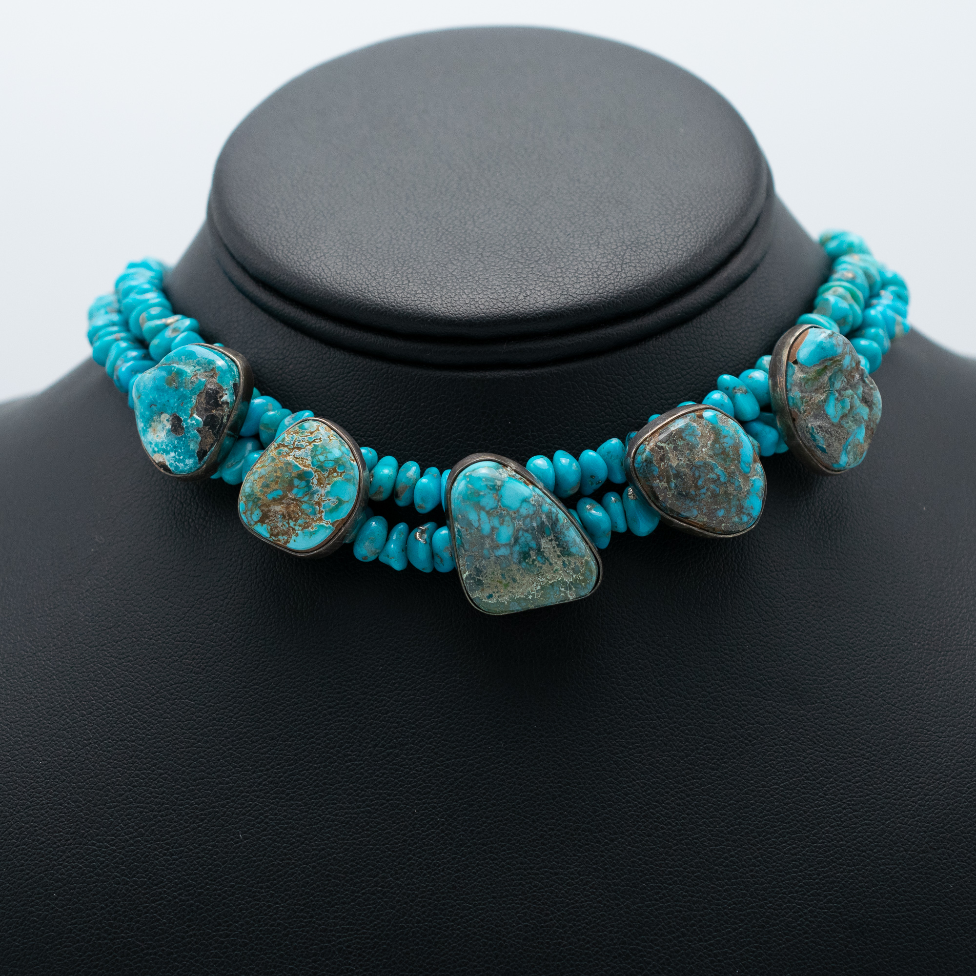 Campitos & Apache Blue Turquoise Necklace