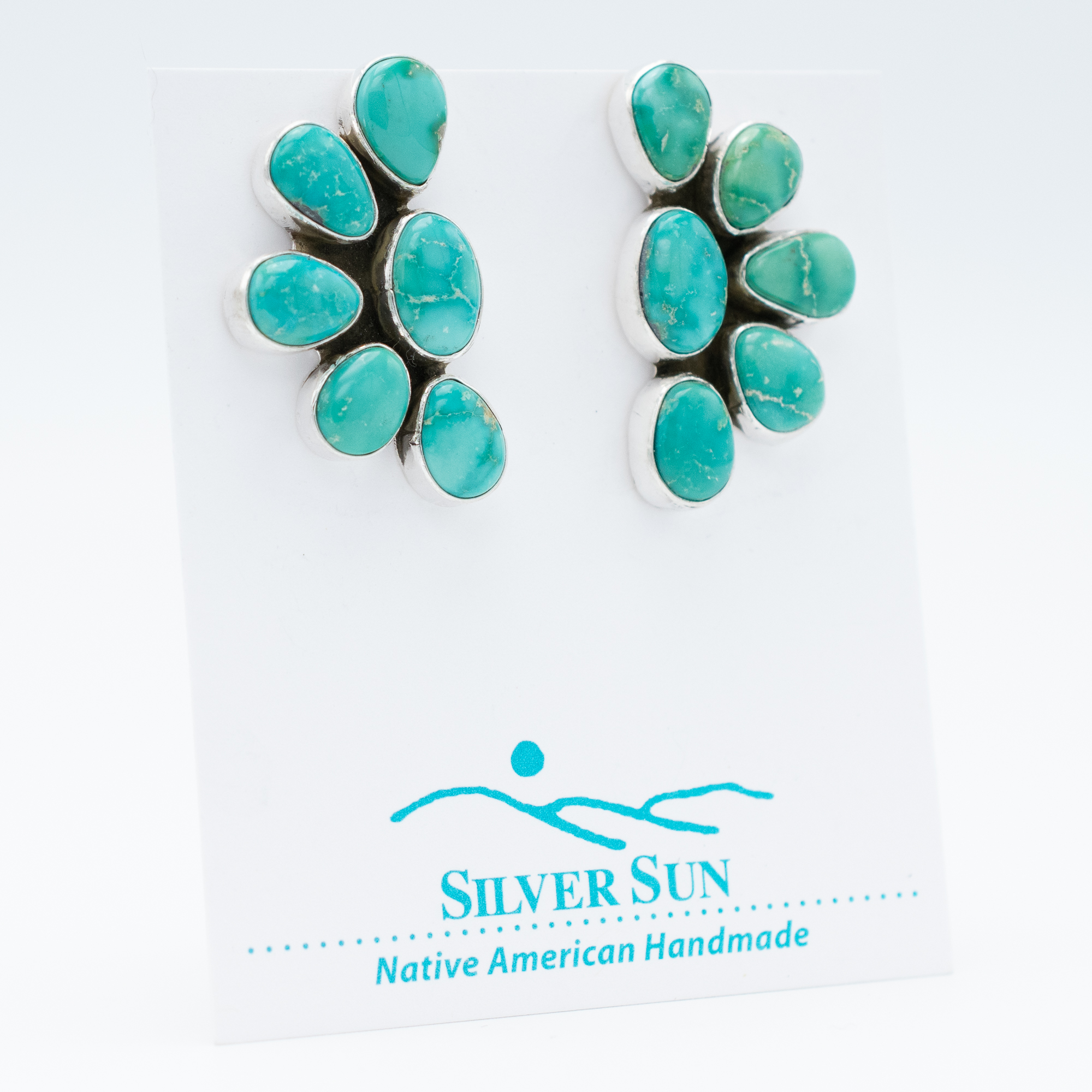 Emerald Valley Turquoise Earrings - Image 2