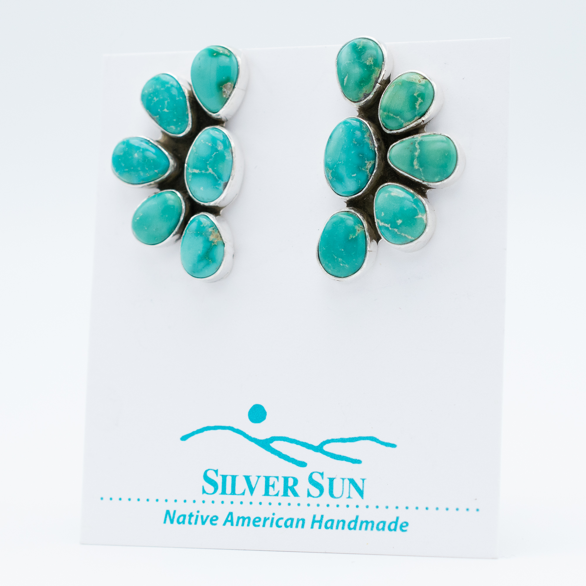 Emerald Valley Turquoise Earrings - Image 3