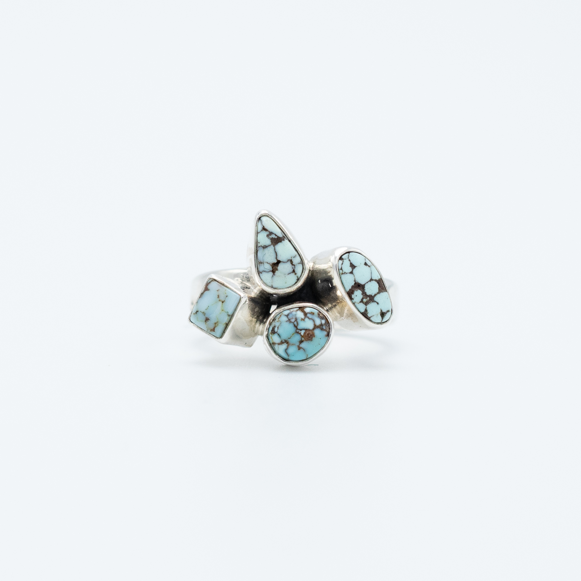 Modern Timberline Turquoise Ring