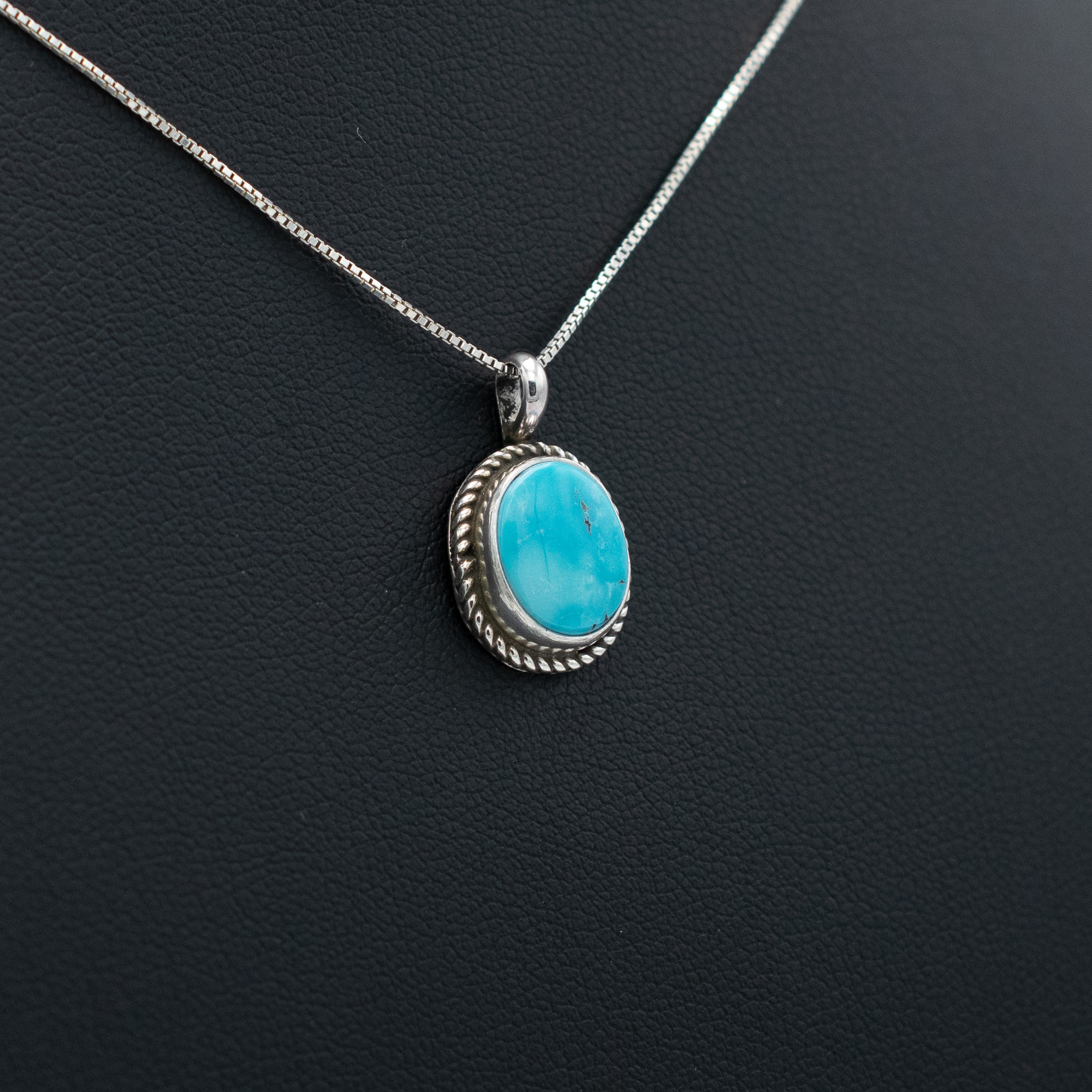 Blue Moon Turquoise Pendant - Image 2