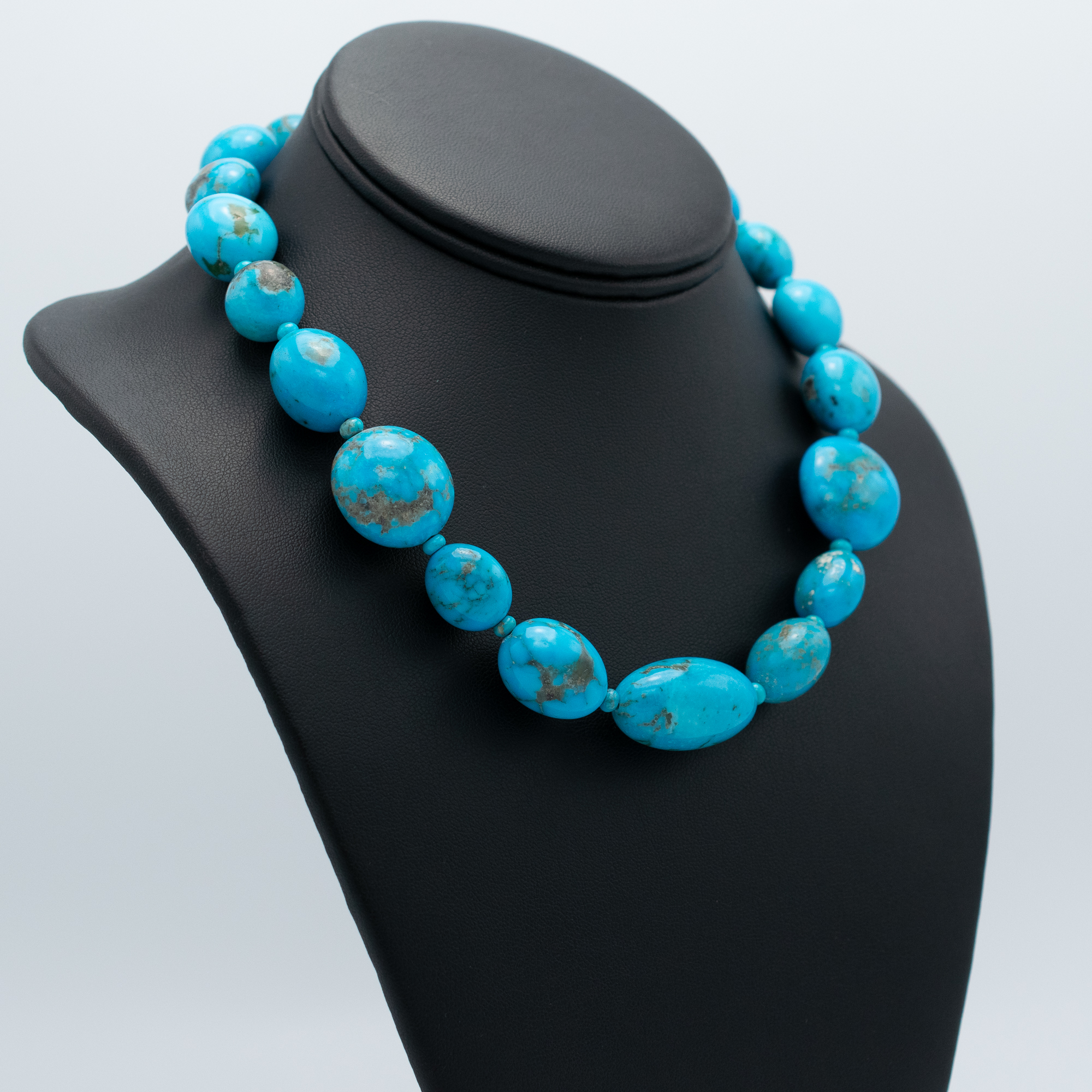 Campitos & Kingman Turquoise Bead Necklace - Image 2