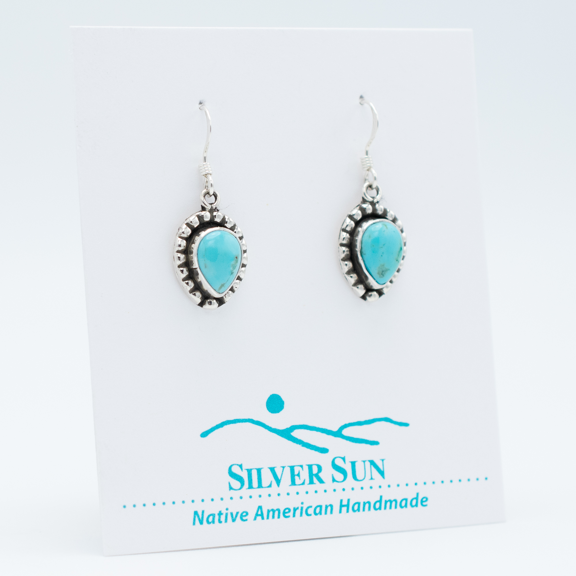 Kingman Turquoise Earrings - Image 2