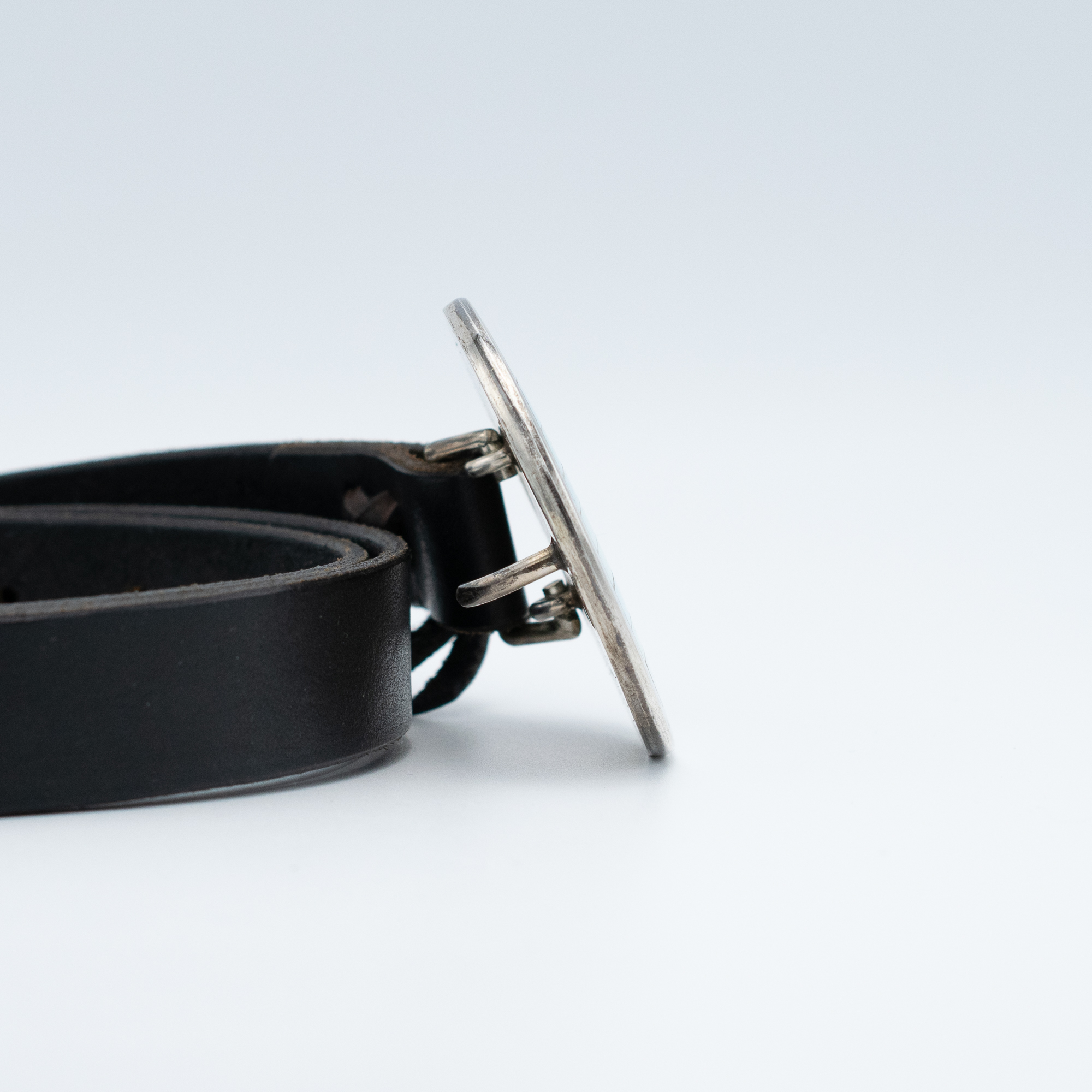 Vintage Turquoise Inlay Belt Buckle - Image 4