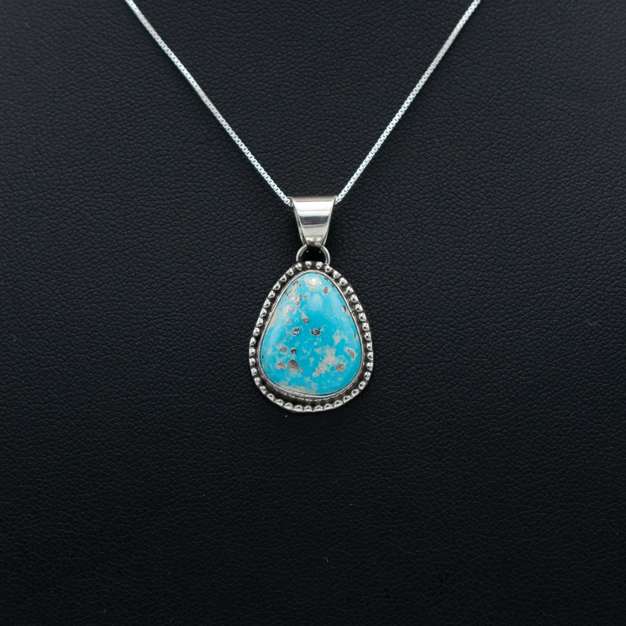 Blue Bird Turquoise Pendant