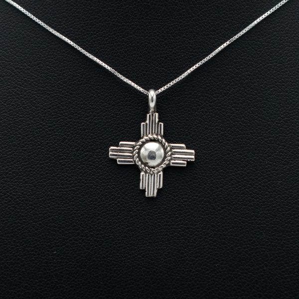 Silver Zia Pendant | Silver Sun