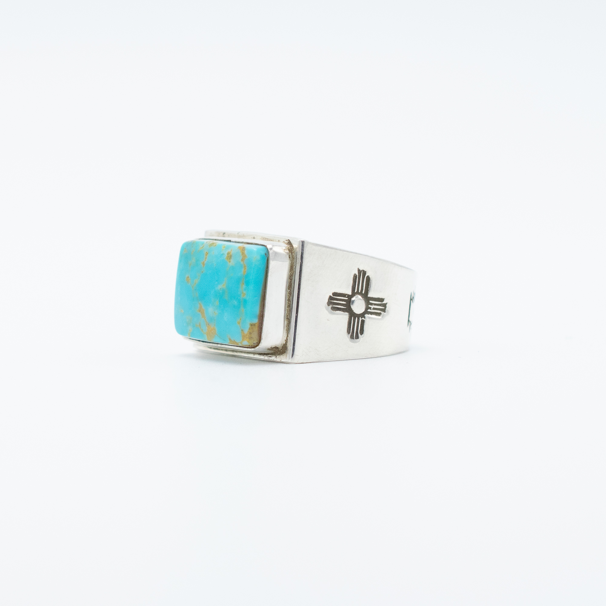 Kingman Turquoise Ring - Image 3