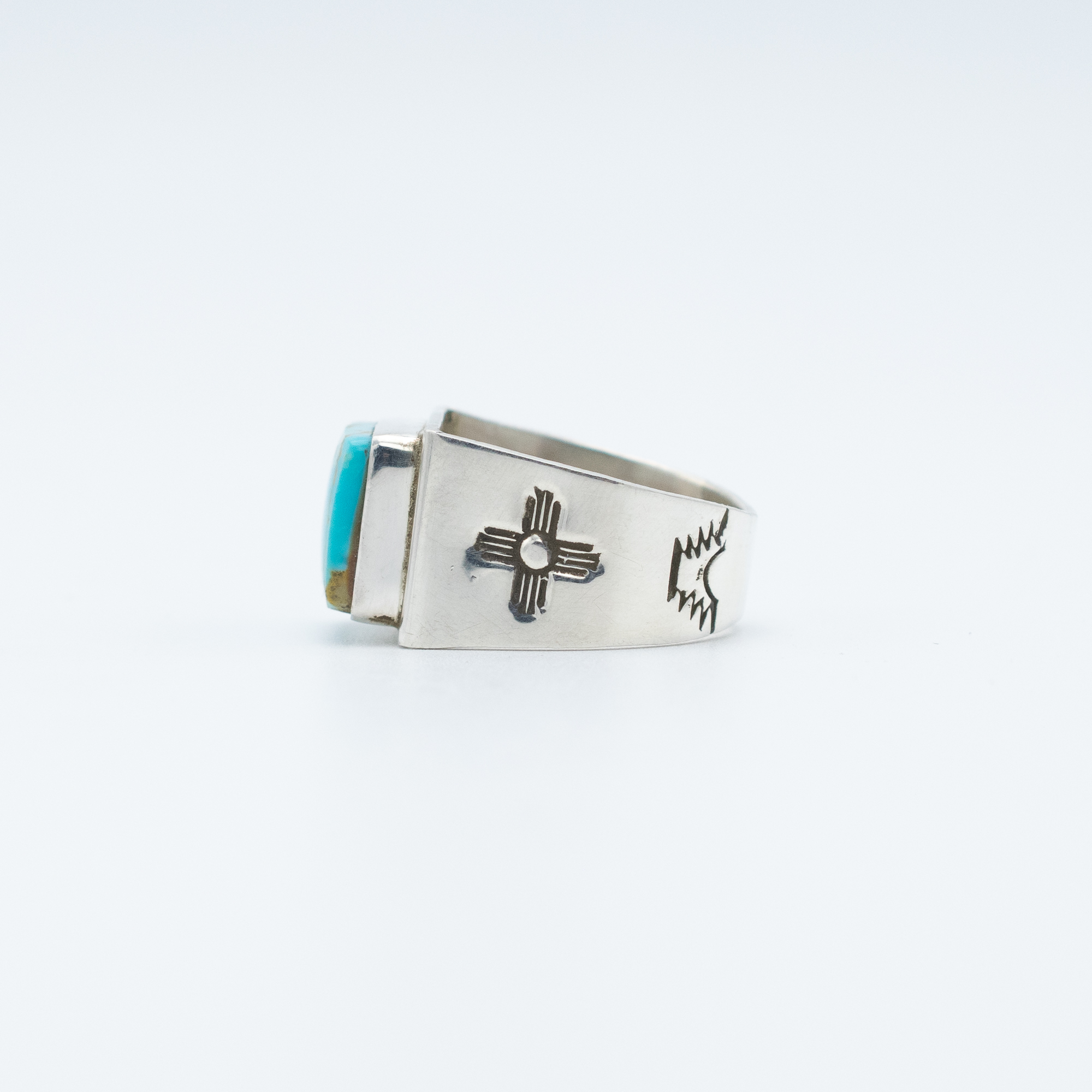 Kingman Turquoise Ring - Image 4