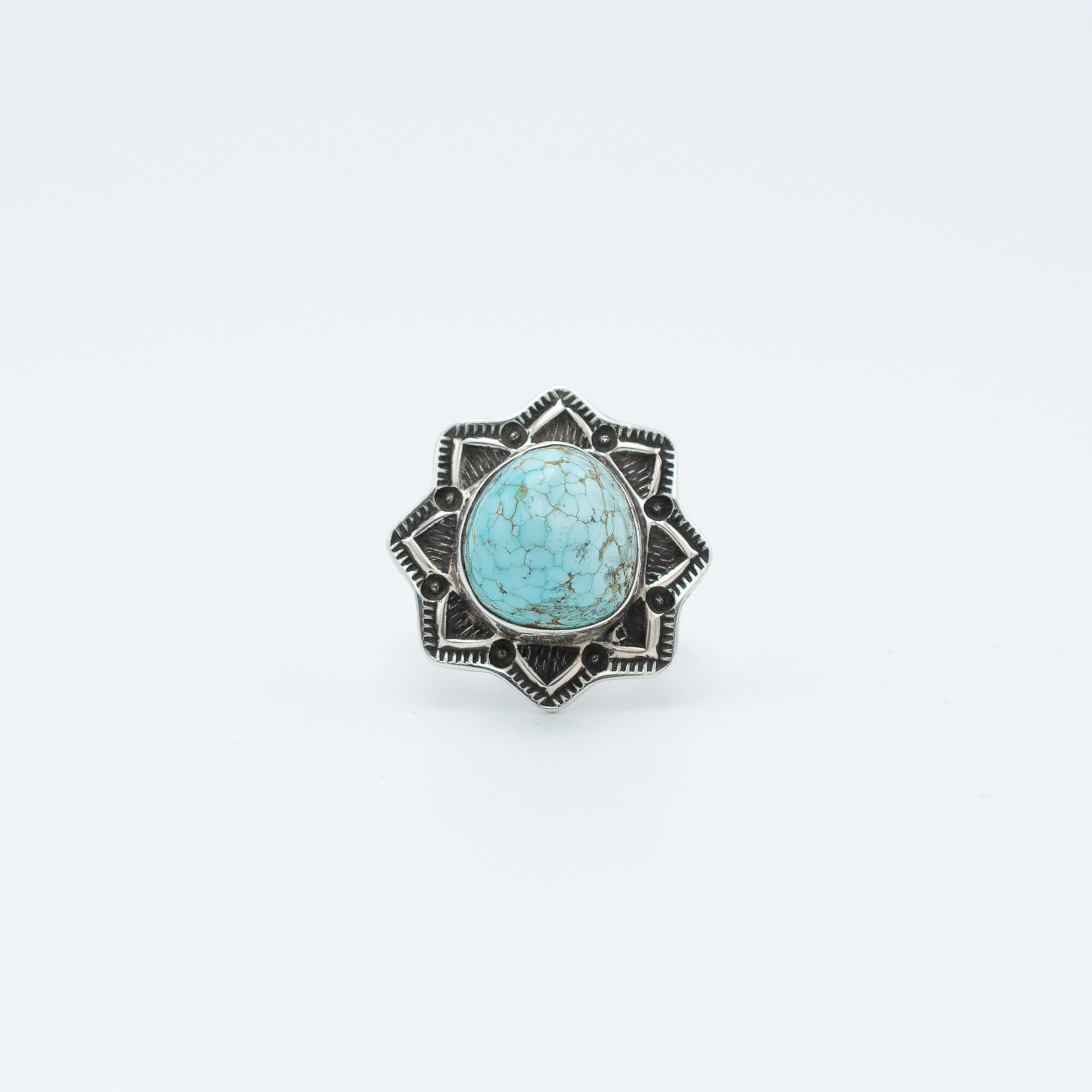 Number 8 Turquoise Ring