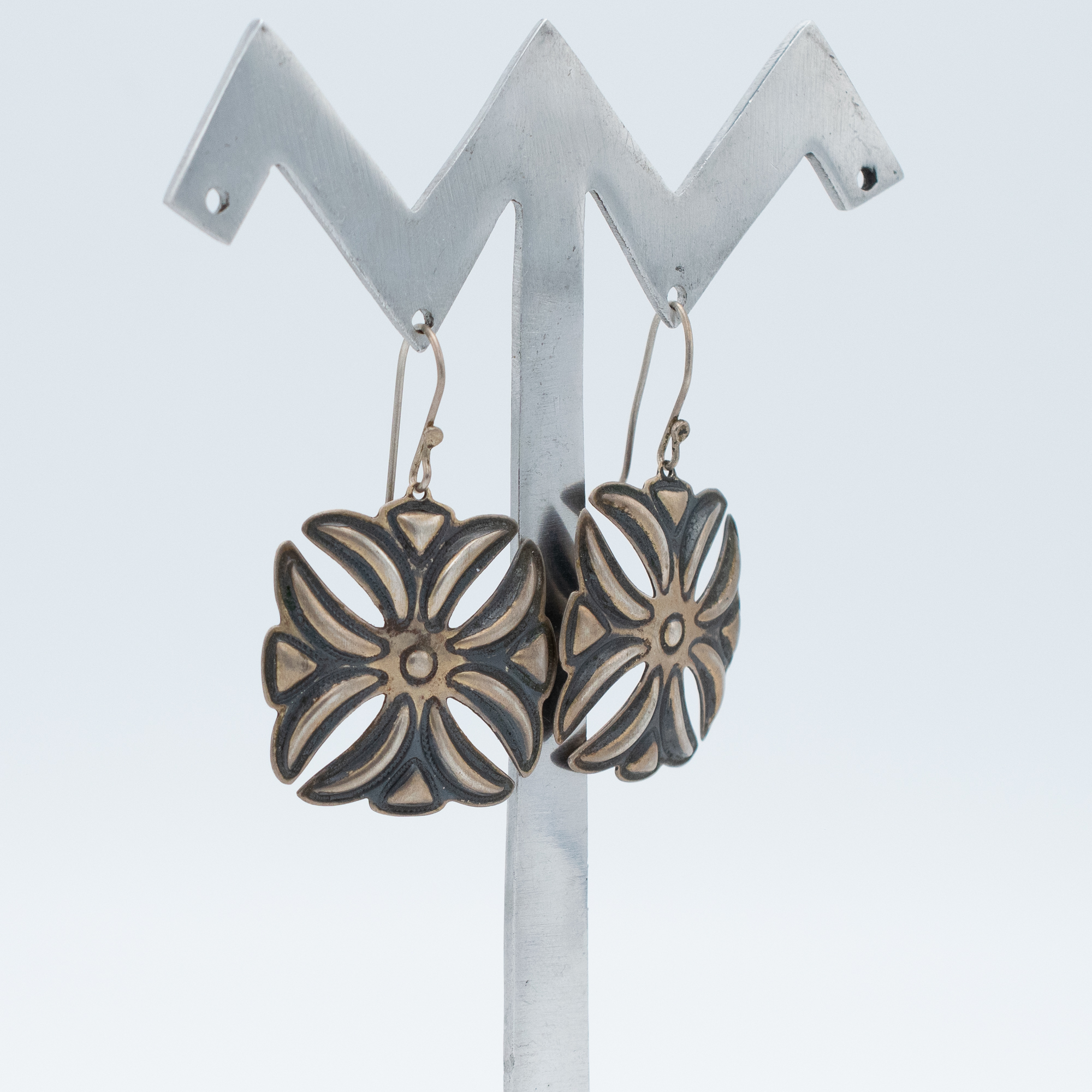 Vintage Silver Earrings - Image 2
