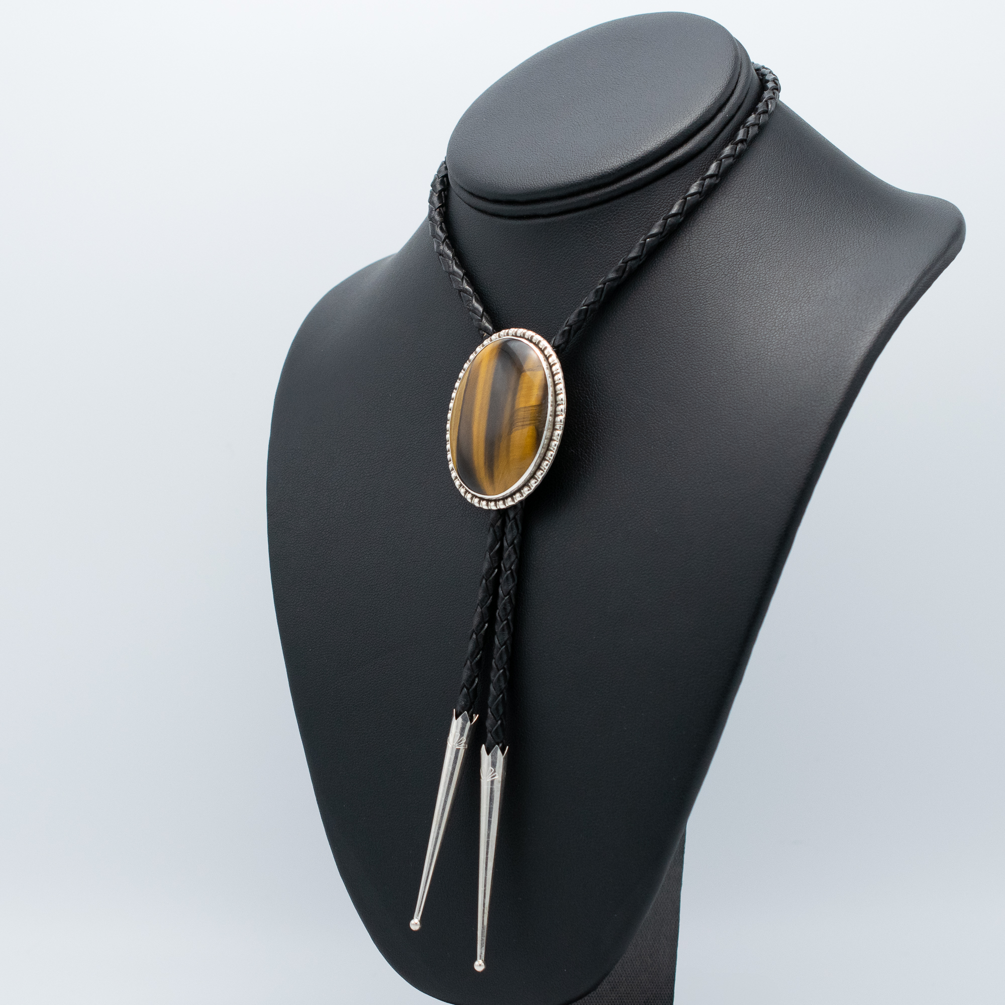 Tiger's Eye Bolo Tie - Image 3
