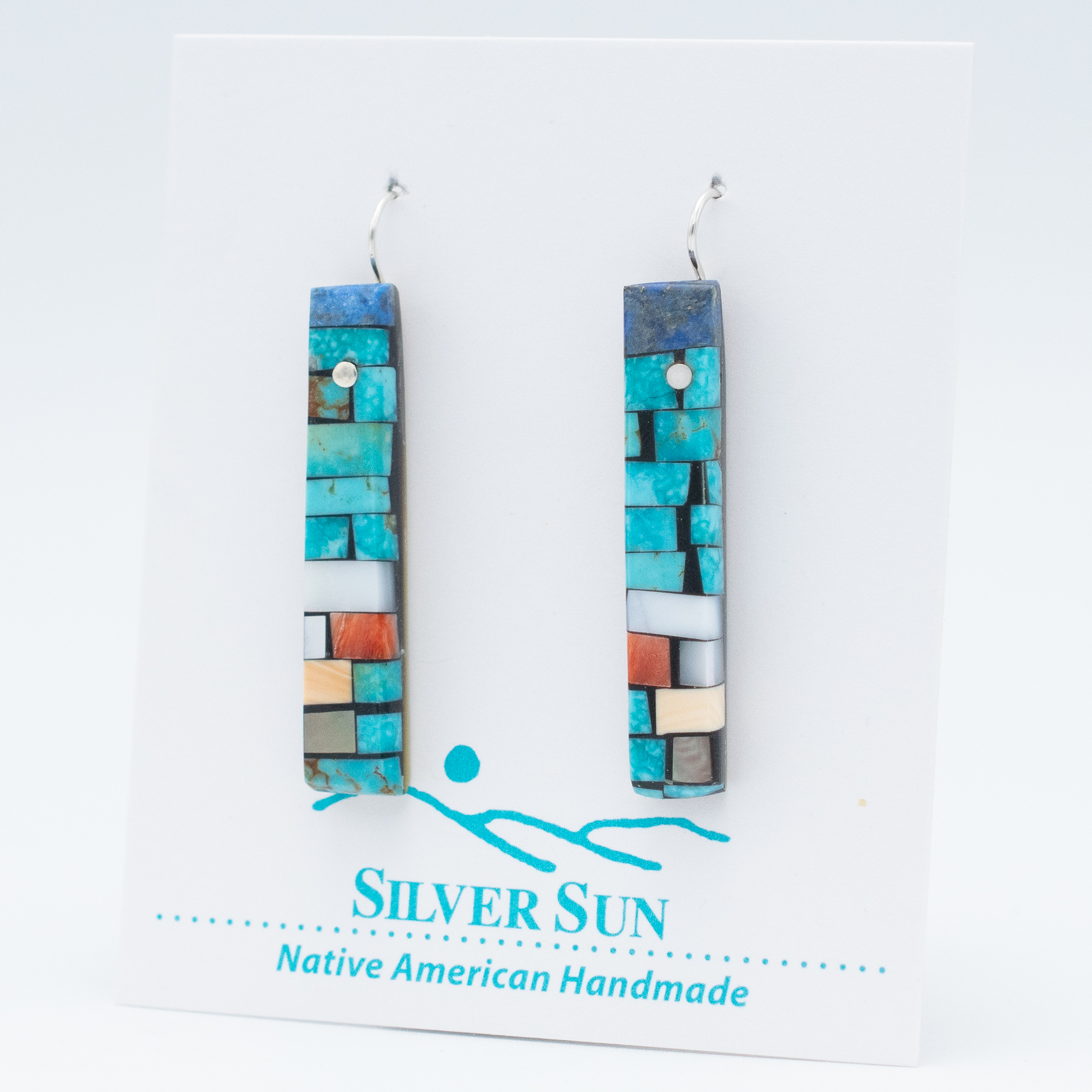 Mosaic Inlay Earrings - Image 3