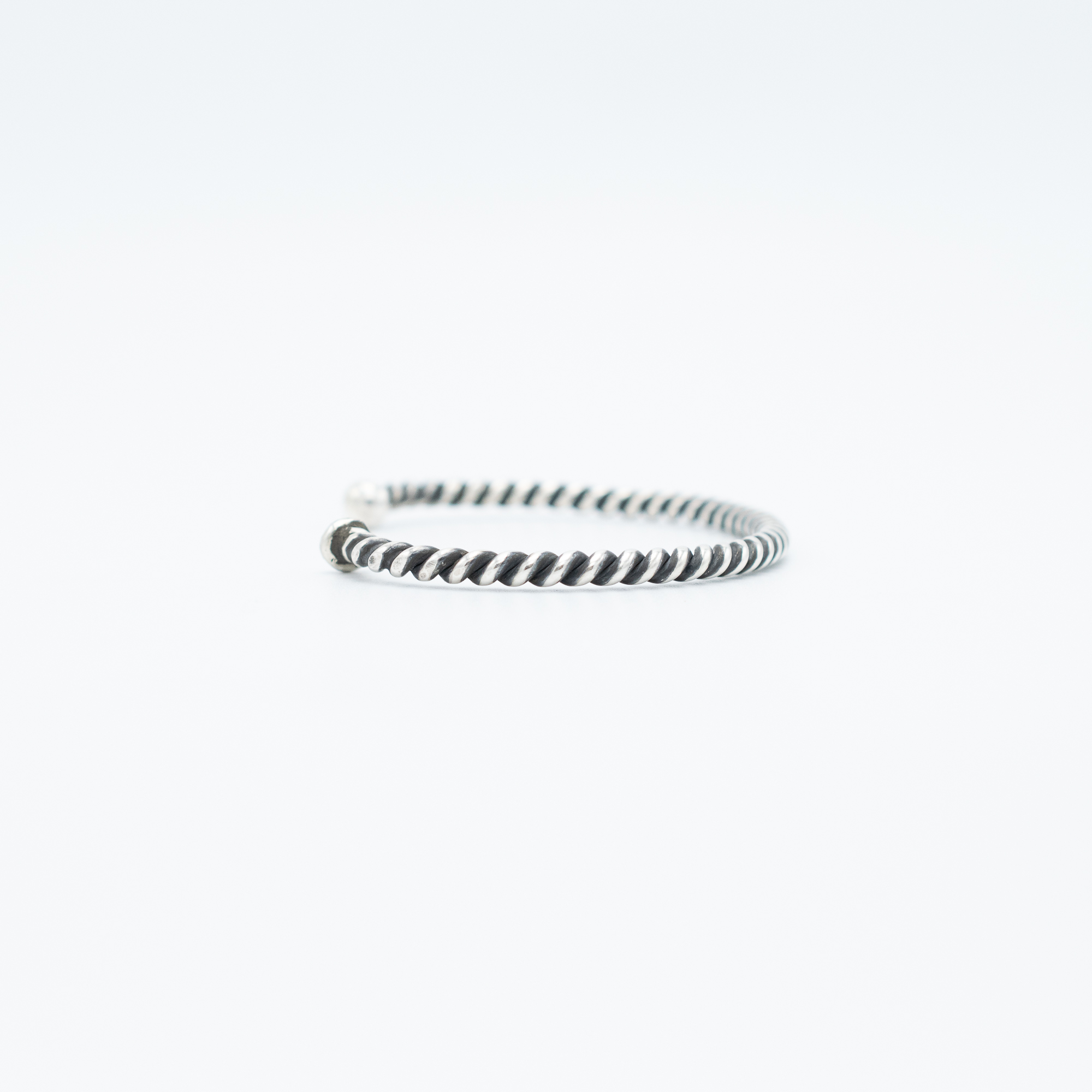 Twisted Silver Bracelet - Image 3