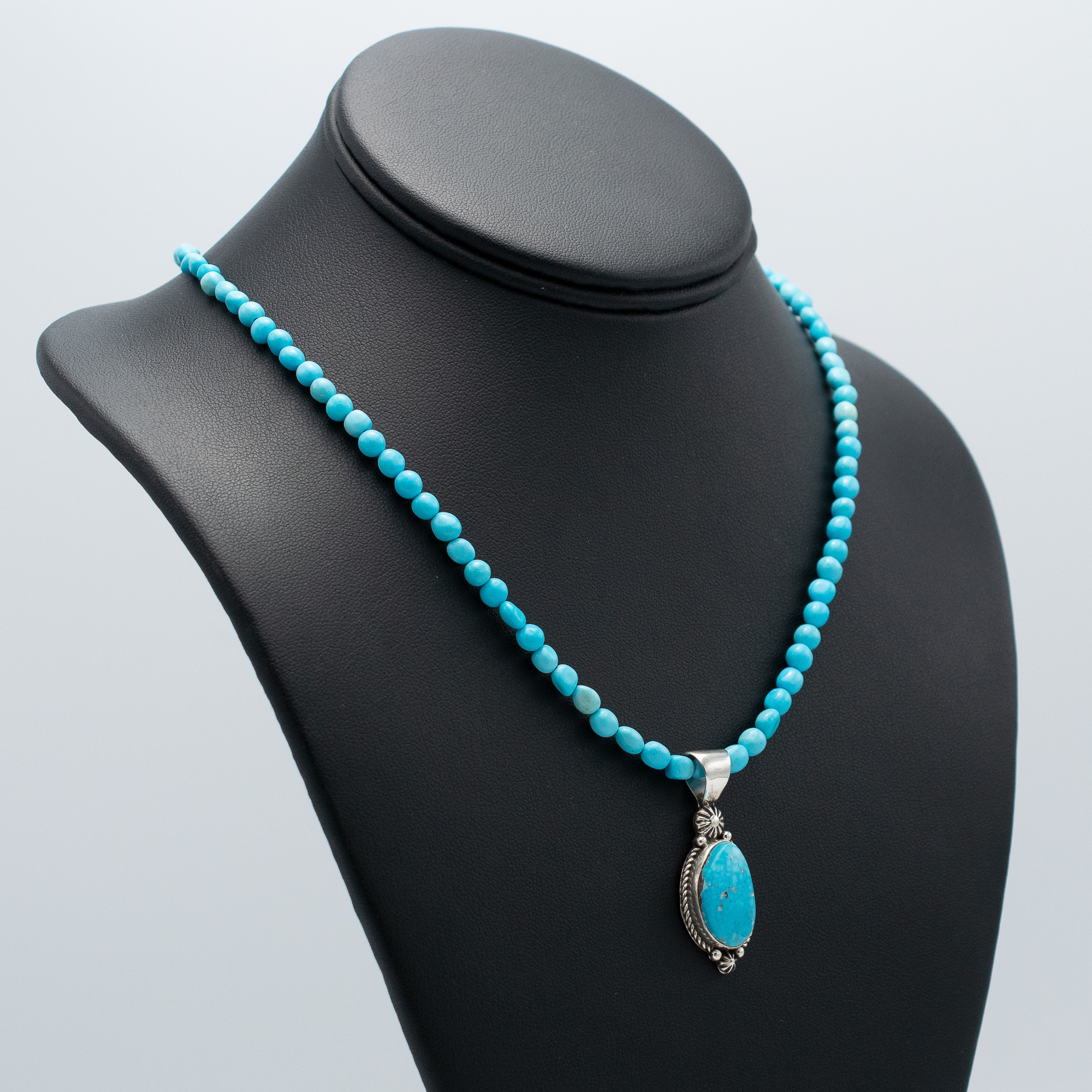 Ma'anshan Pendant on Sleeping Beauty Beads - Image 2