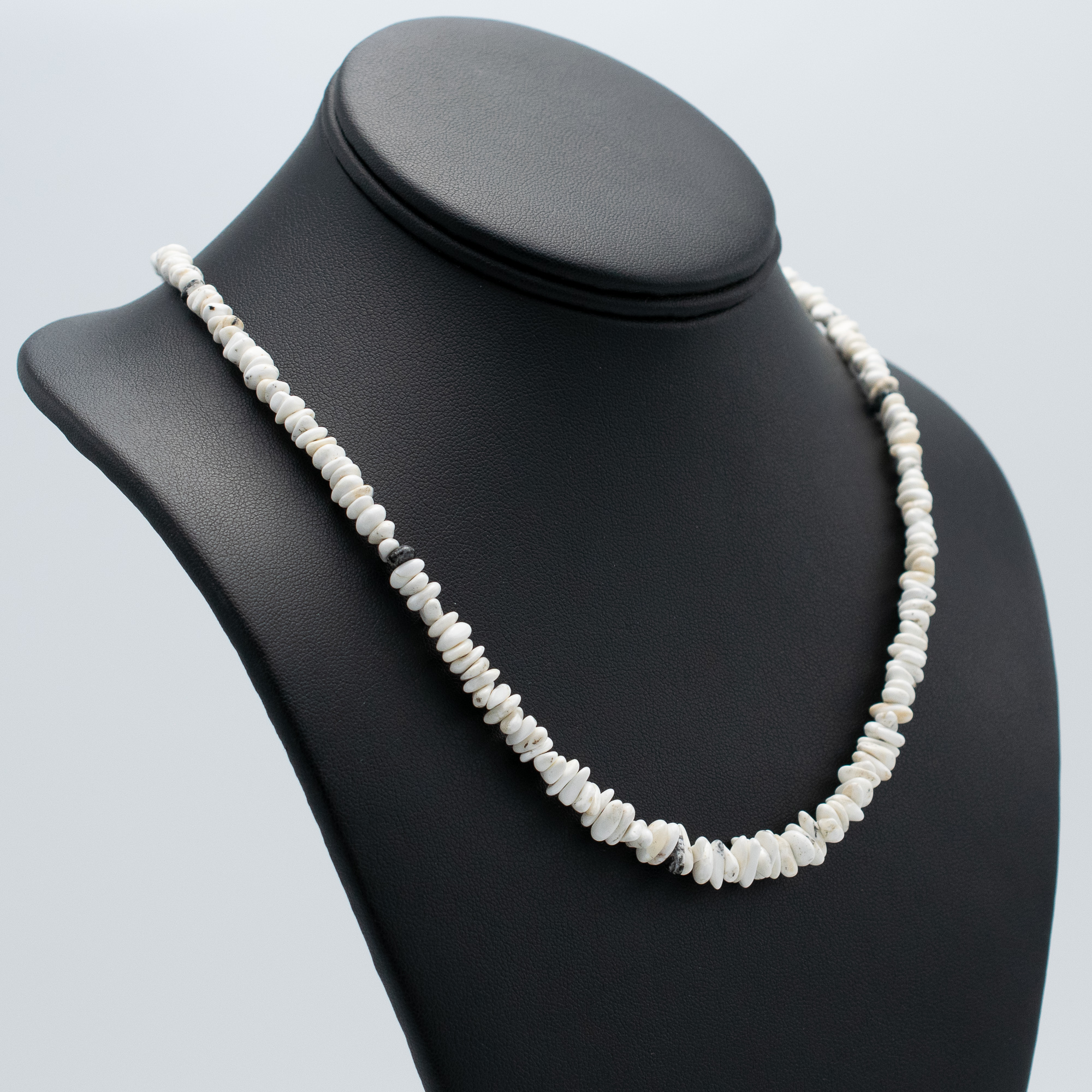 White Buffalo Bead Necklace - Image 2