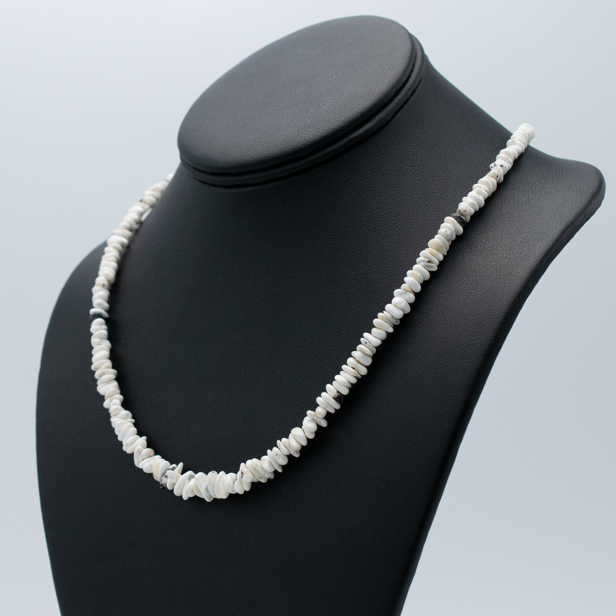 White Buffalo Bead Necklace - Image 3