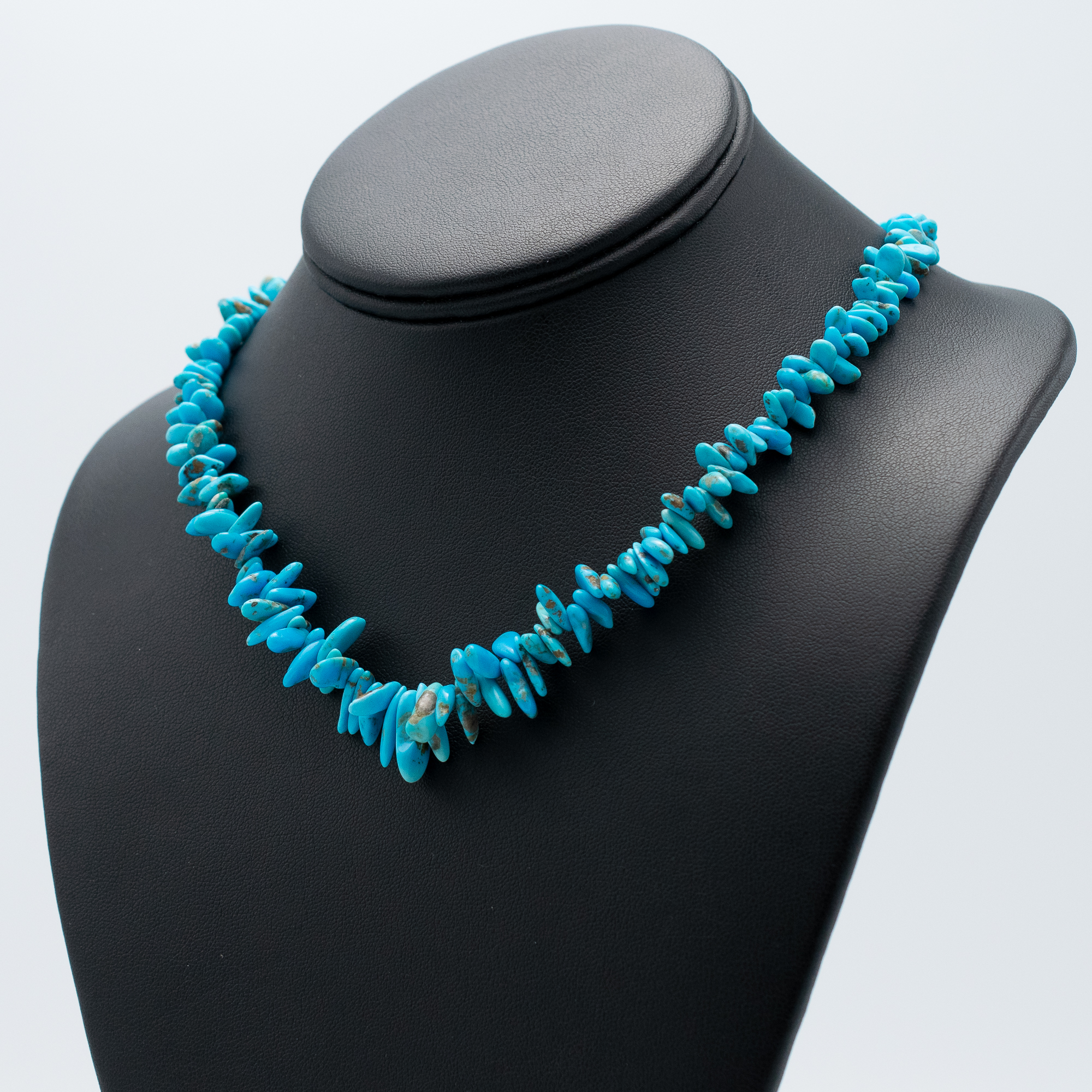 Kingman Turquoise Bead Necklace - Image 4