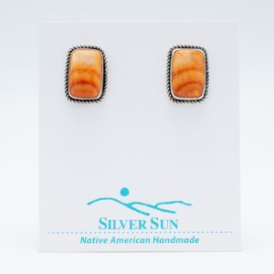 Spiny Oyster Stud Earrings