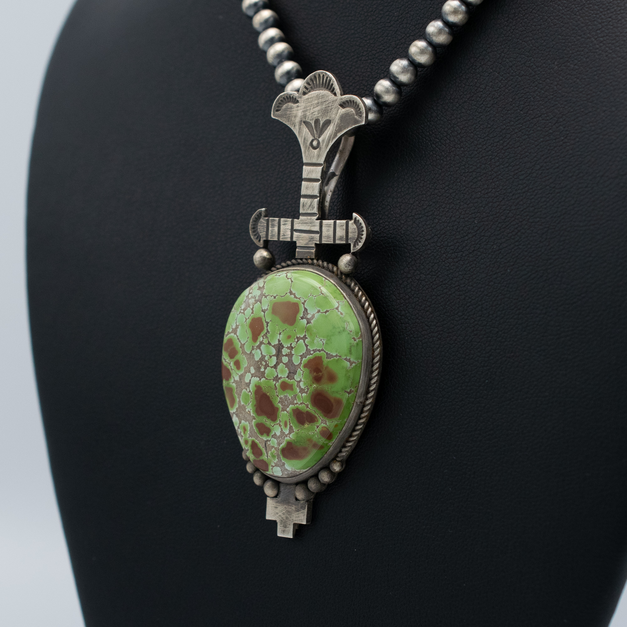 Grasshopper Turquoise Pendant - Image 3