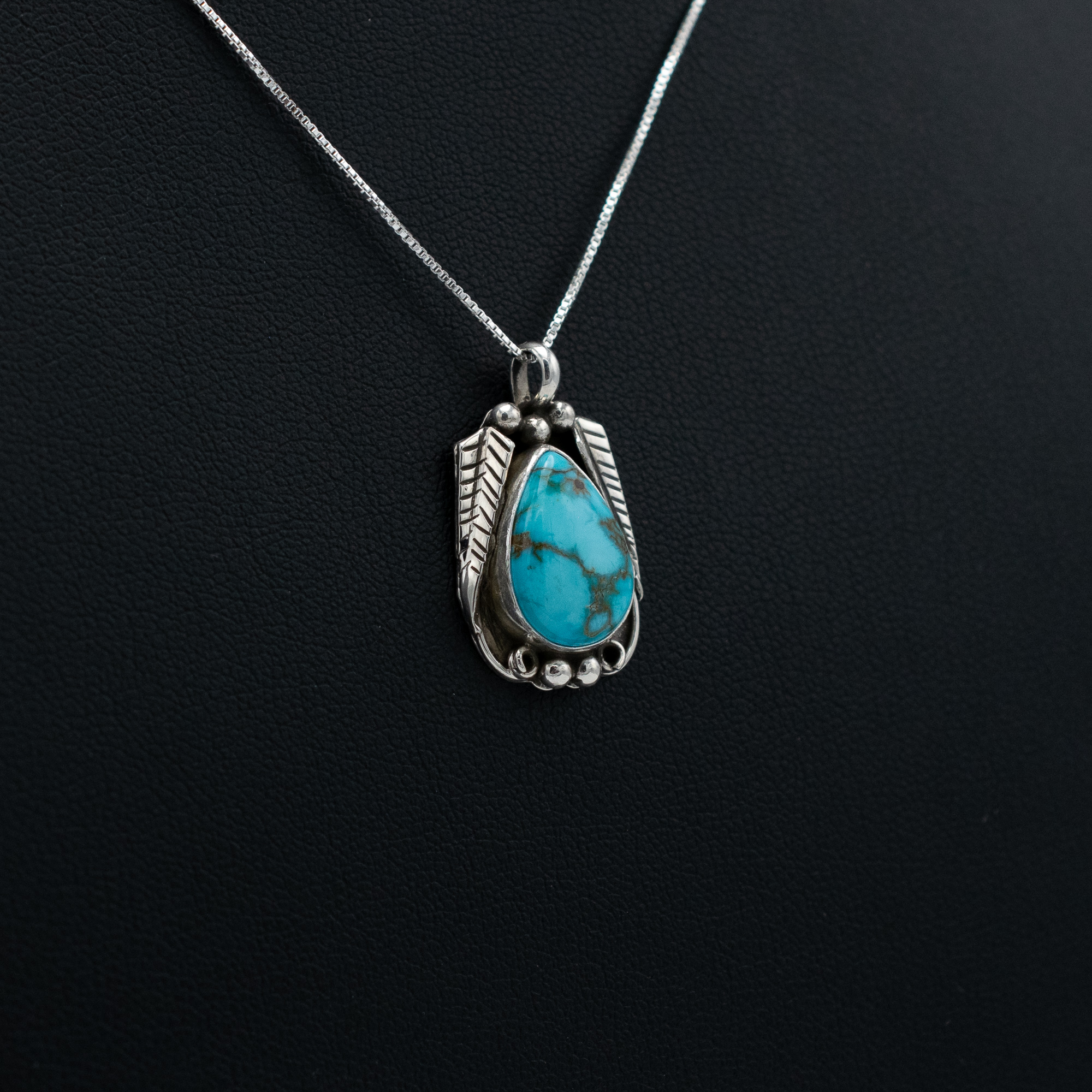 Sierra Bella Turquoise Thunderbird Pendant - Image 2