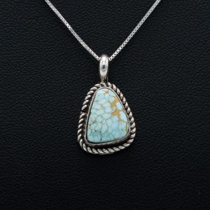 Number 8 Turquoise Pendant