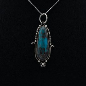 Bisbee Turquoise Corn Pendant