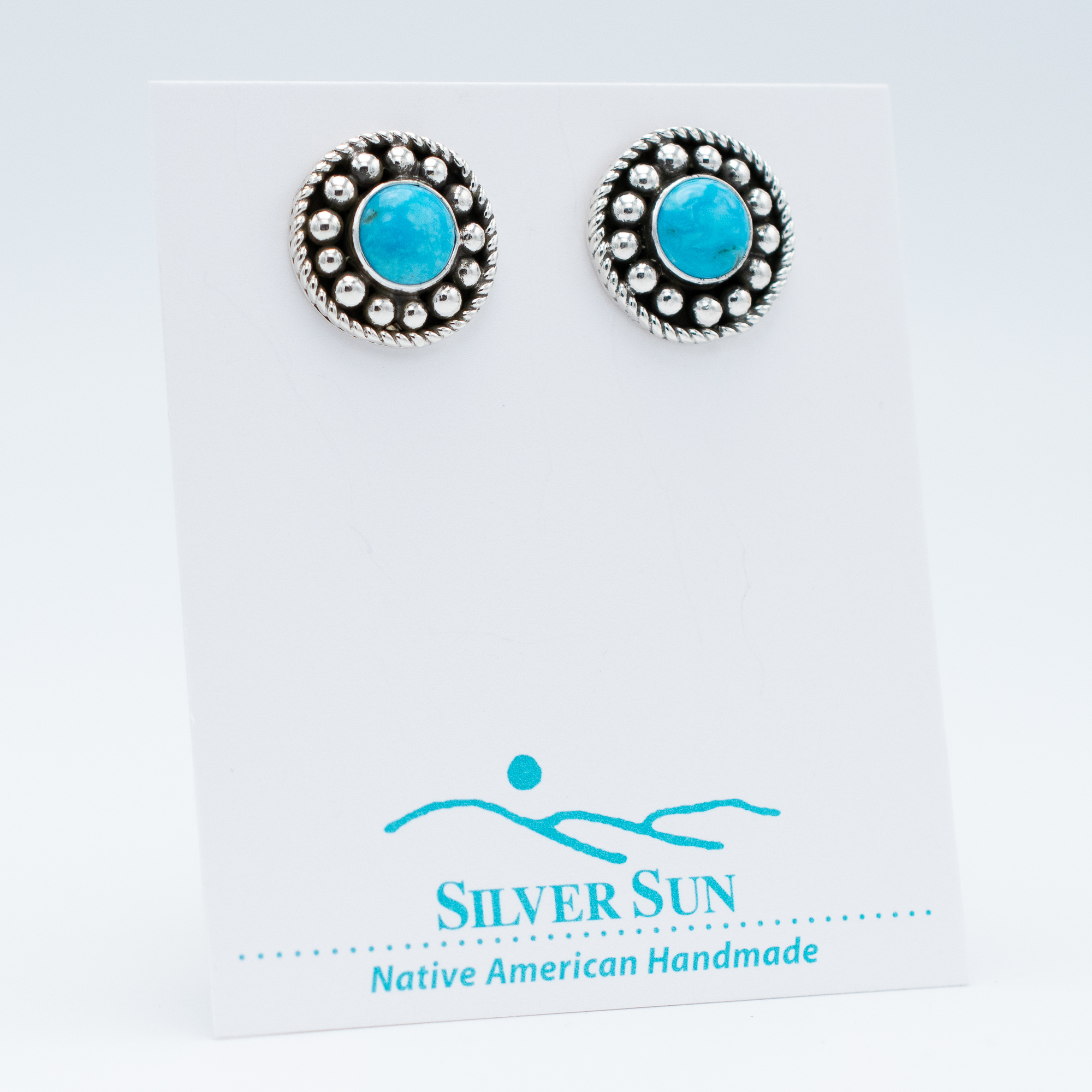 Kingman Turquoise Earrings - Image 2
