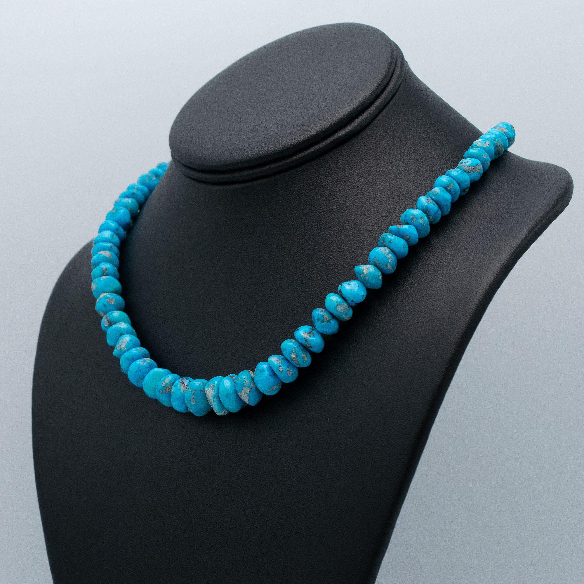 Sleeping Beauty Turquoise Bead Necklace - Image 4